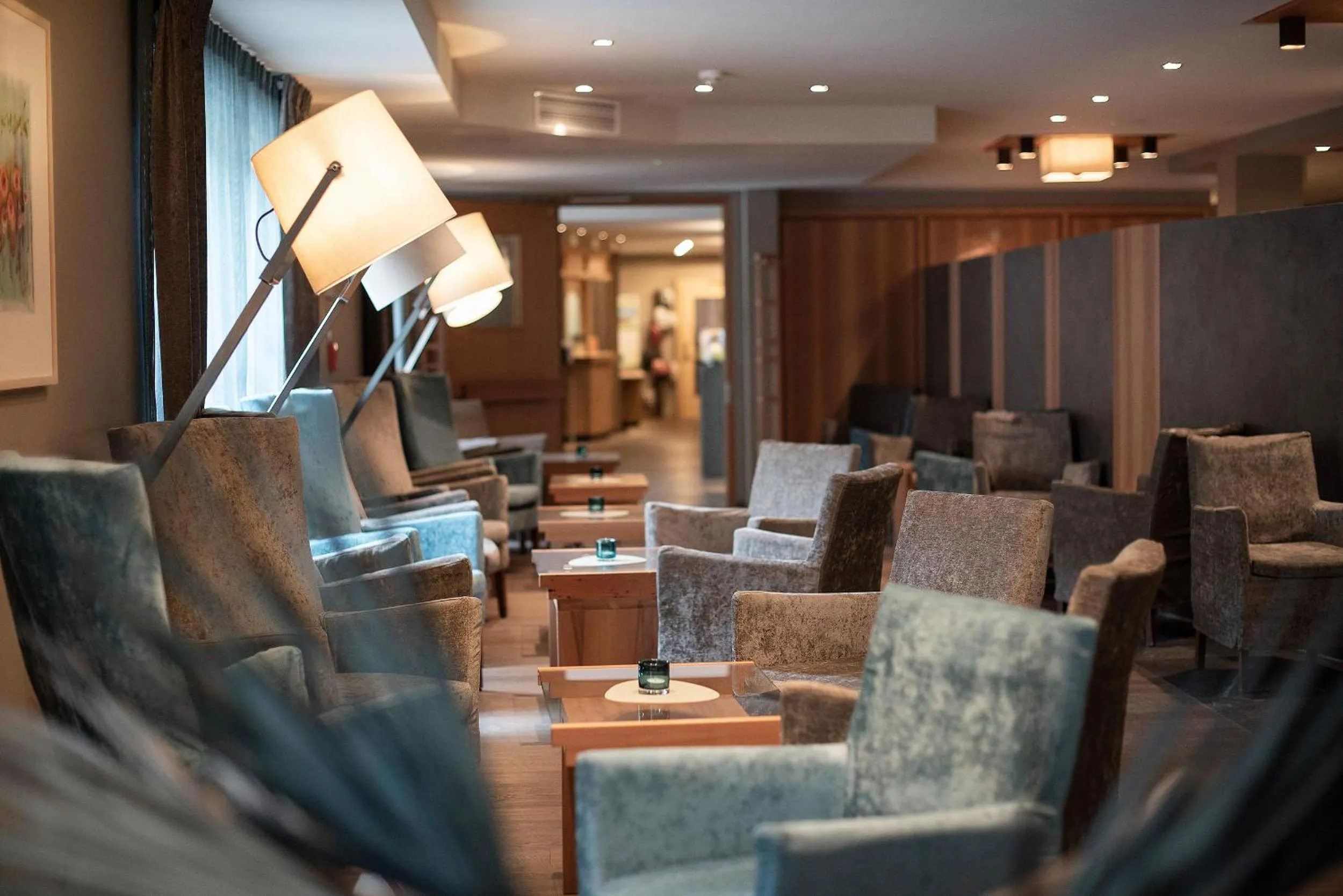 Lobby or reception in Vitalpina Hotel Waldhof