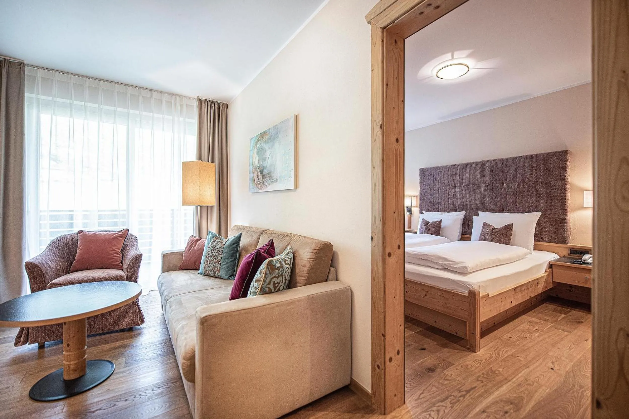 Bed in Vitalpina Hotel Waldhof