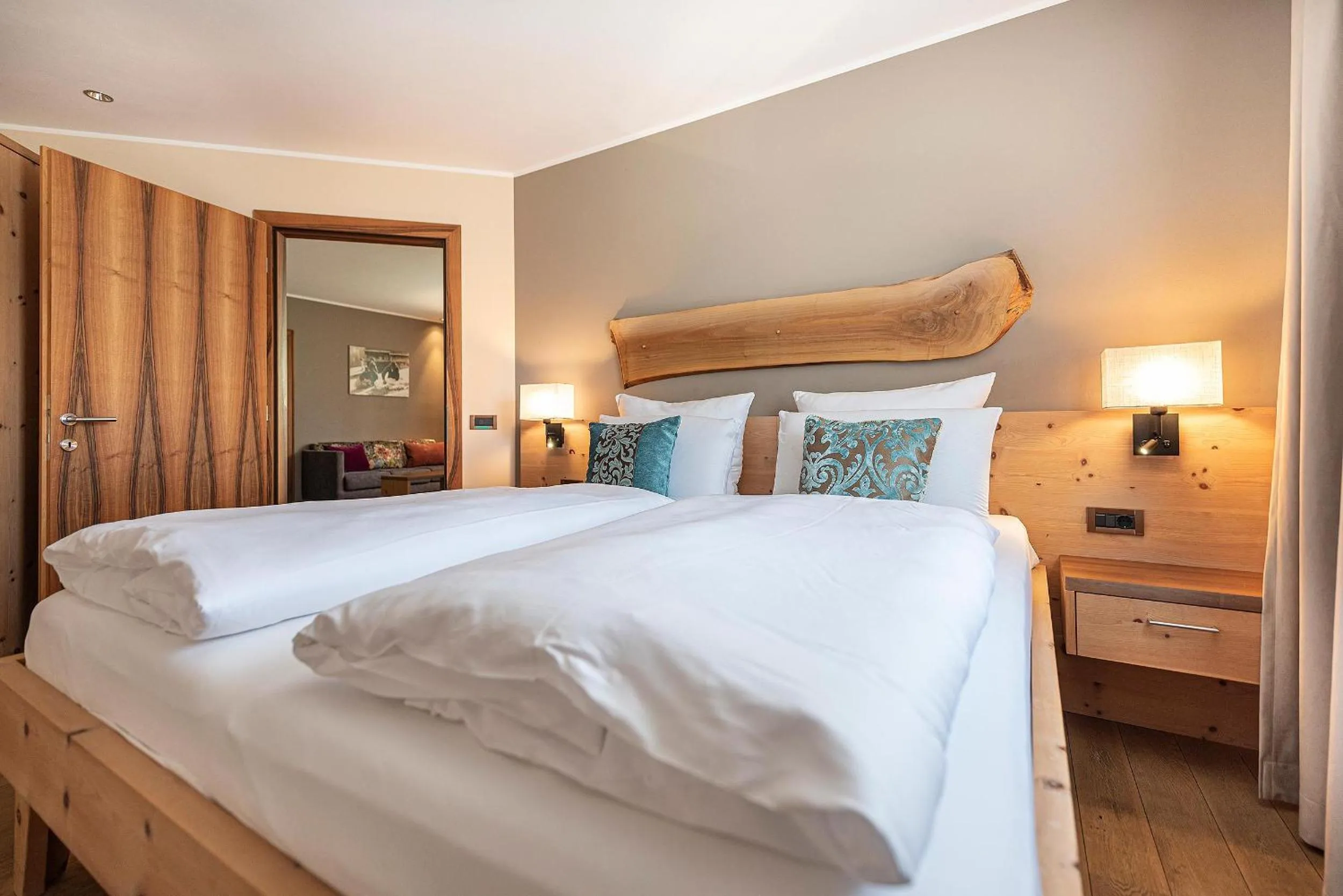 Bed in Vitalpina Hotel Waldhof