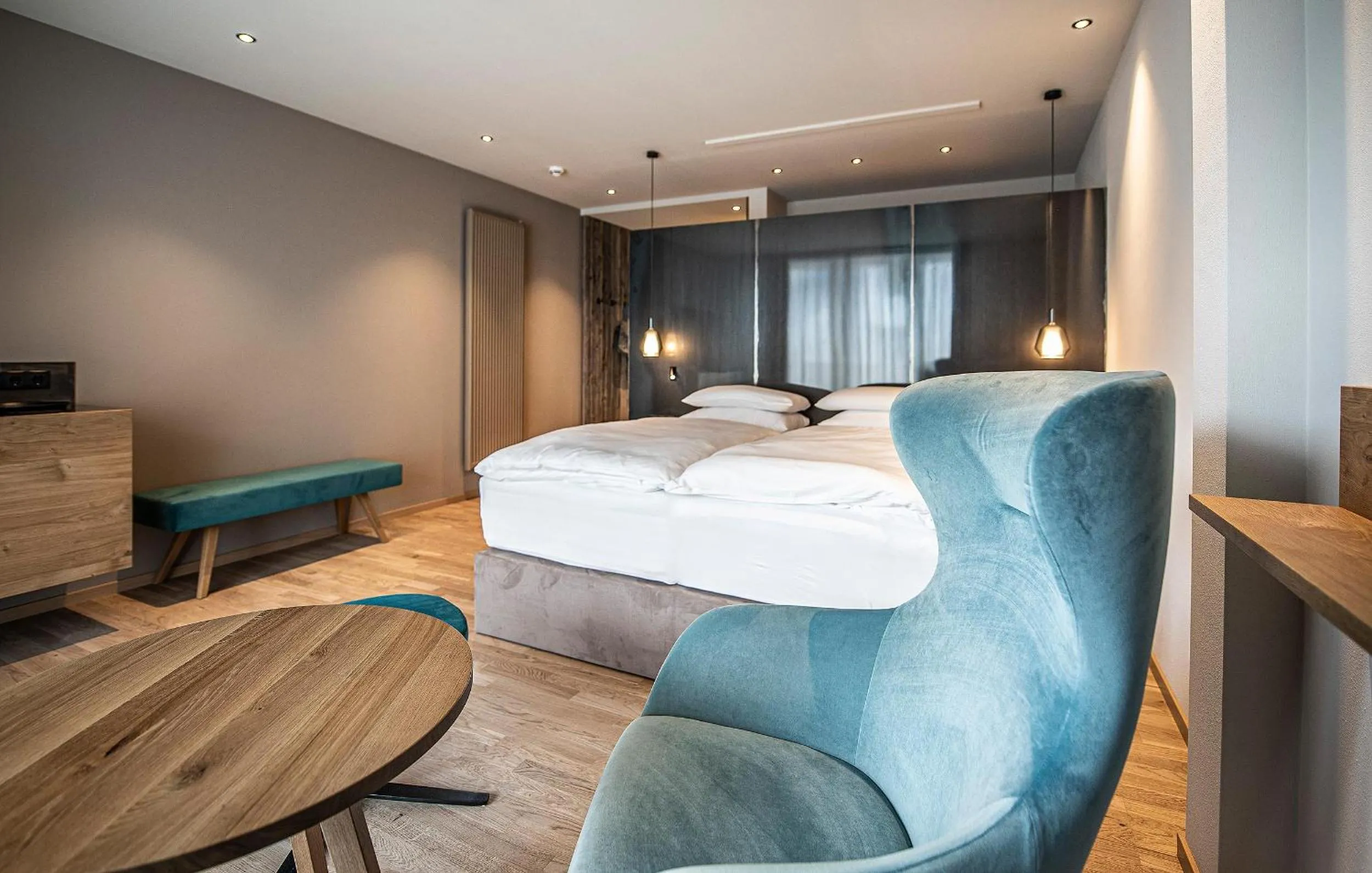 Bed in Vitalpina Hotel Waldhof