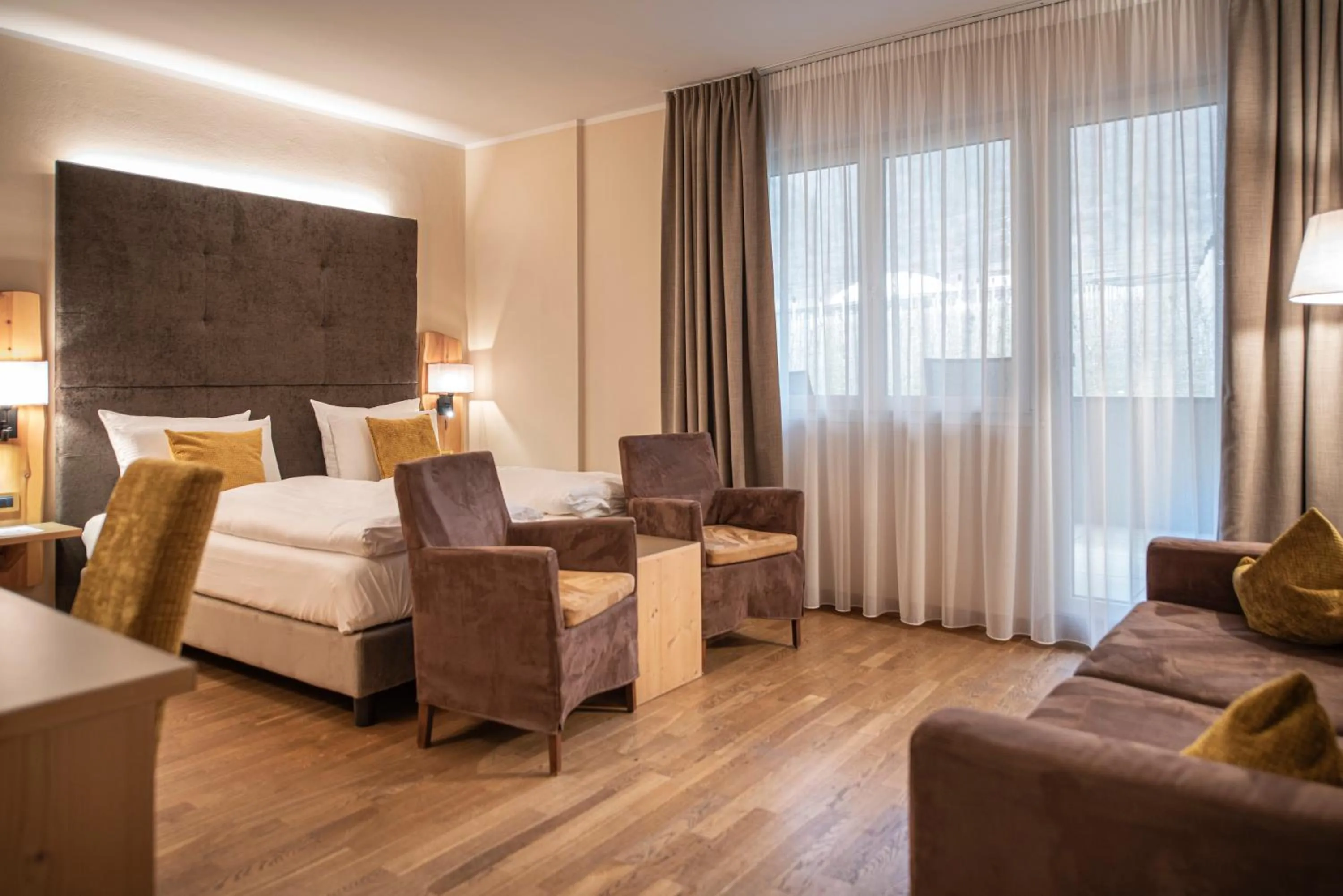 Bed in Vitalpina Hotel Waldhof