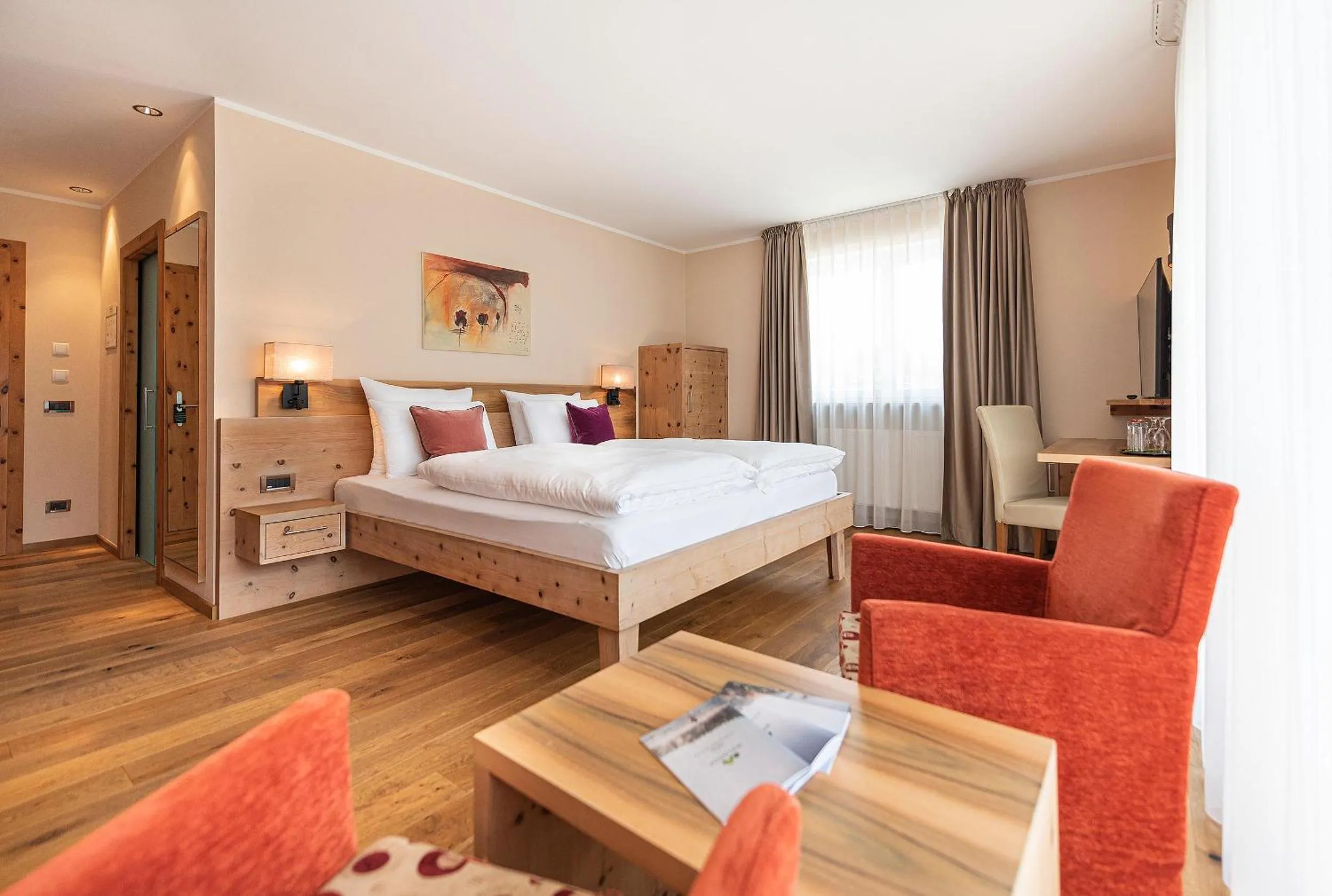 Bed in Vitalpina Hotel Waldhof