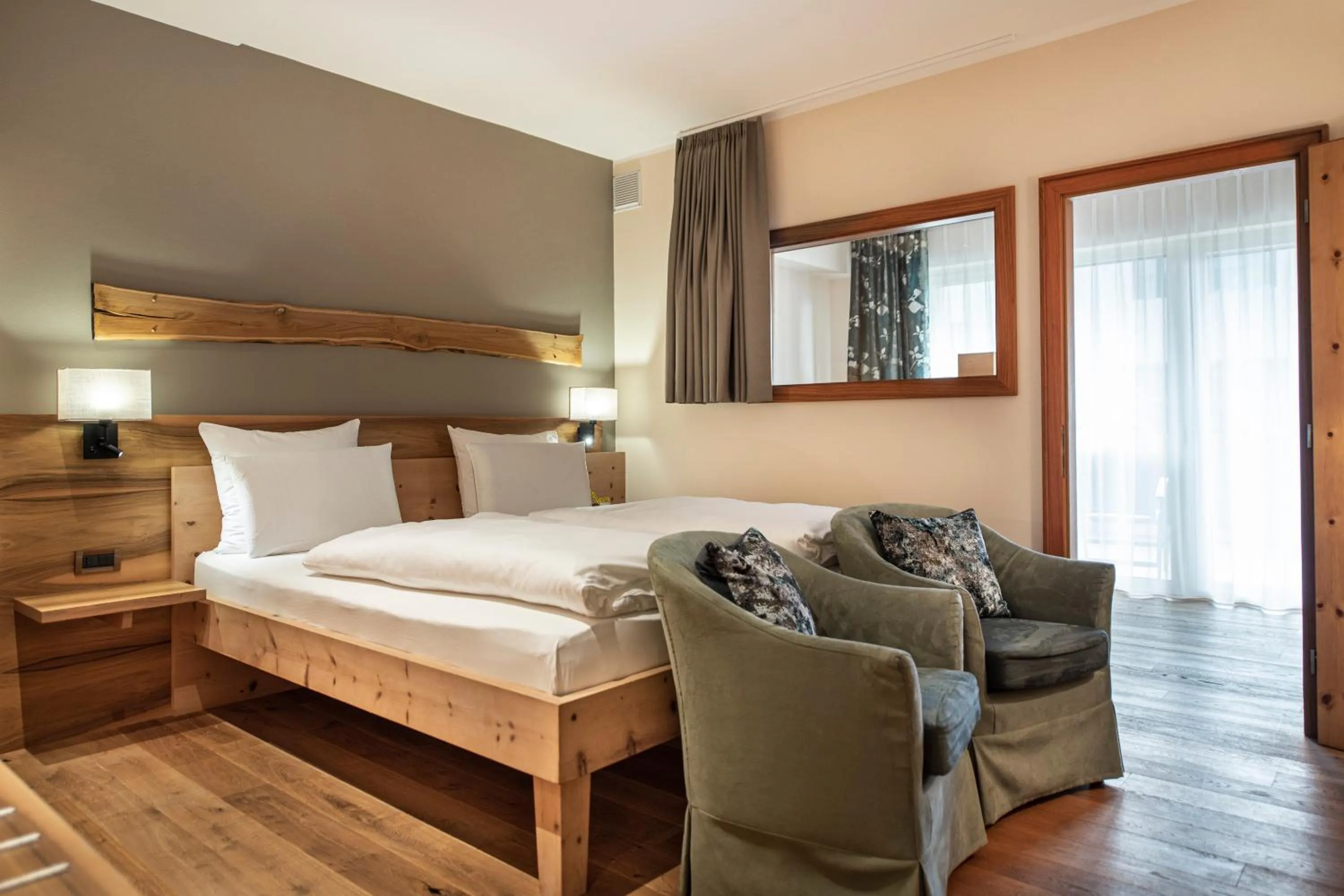 Bed in Vitalpina Hotel Waldhof