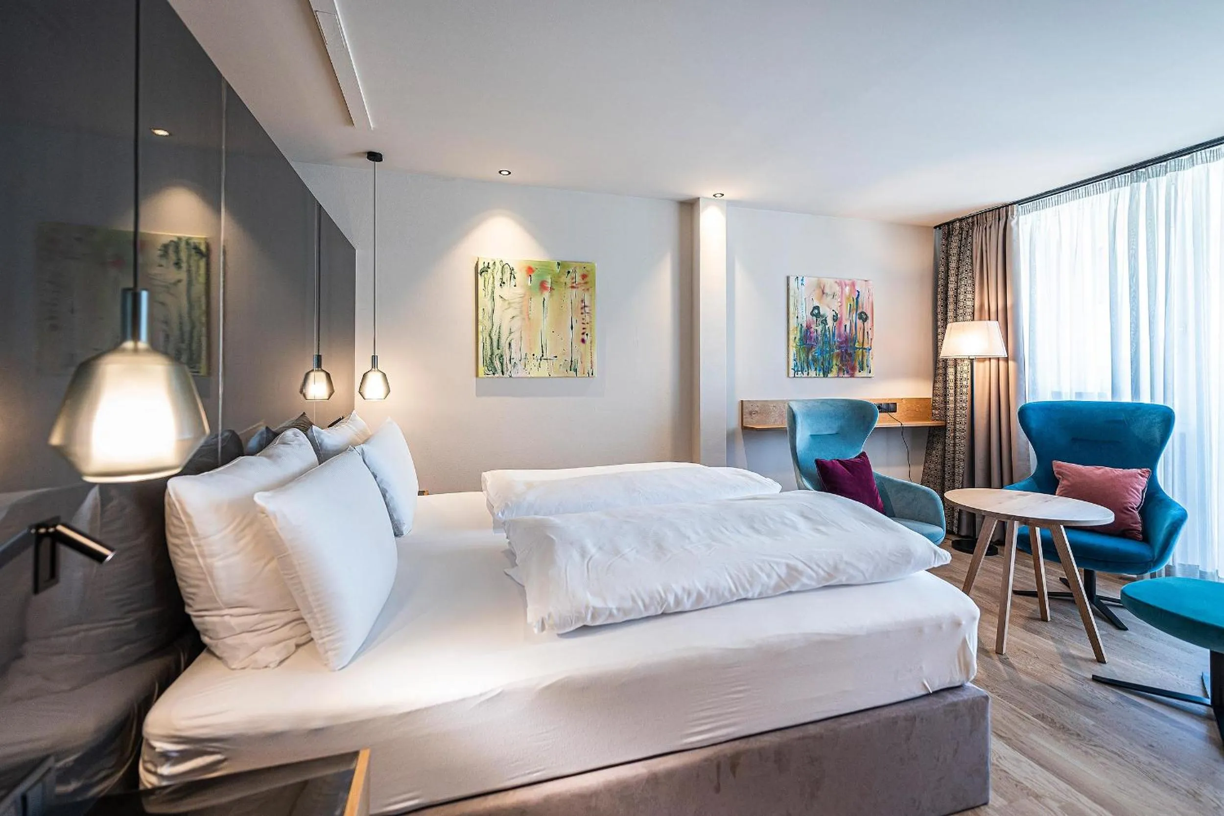 Bed in Vitalpina Hotel Waldhof