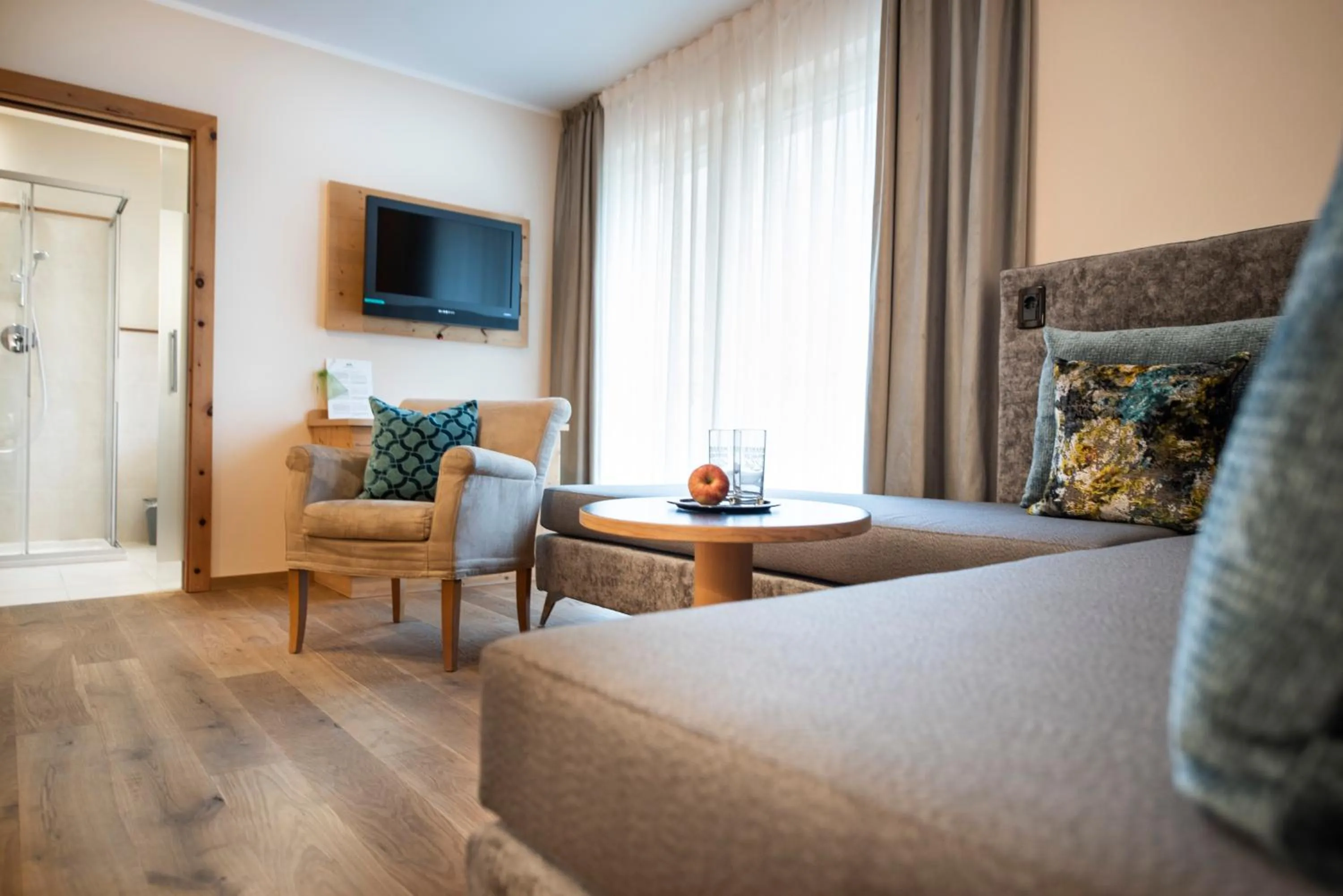 Bed in Vitalpina Hotel Waldhof