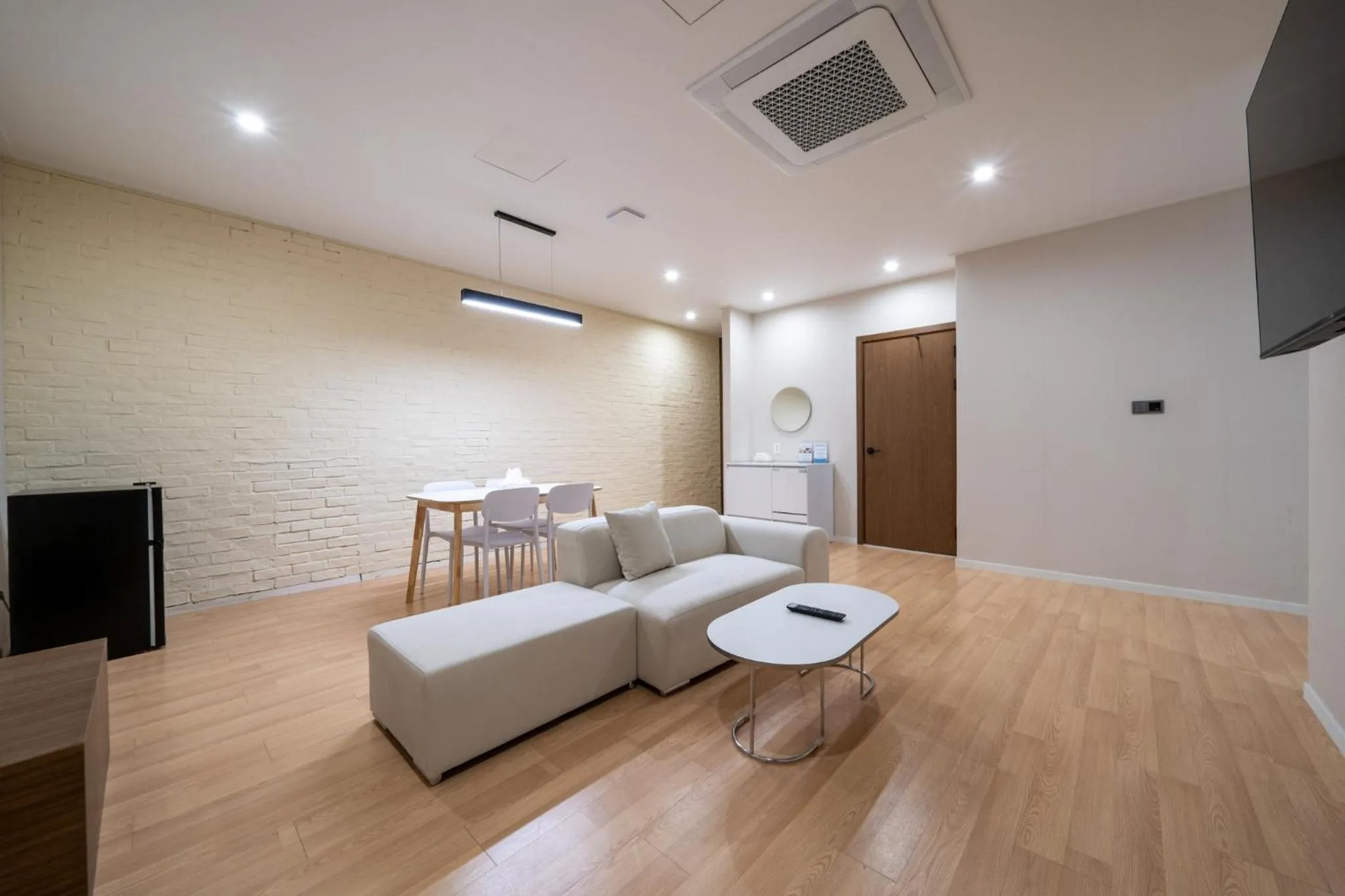 Seating area in GOYU Hotel