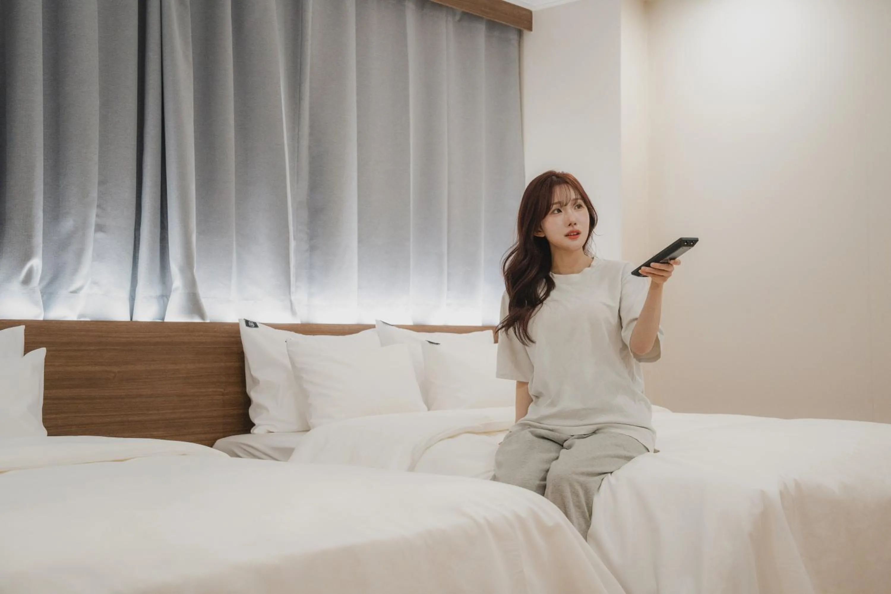 Bed in GOYU Hotel