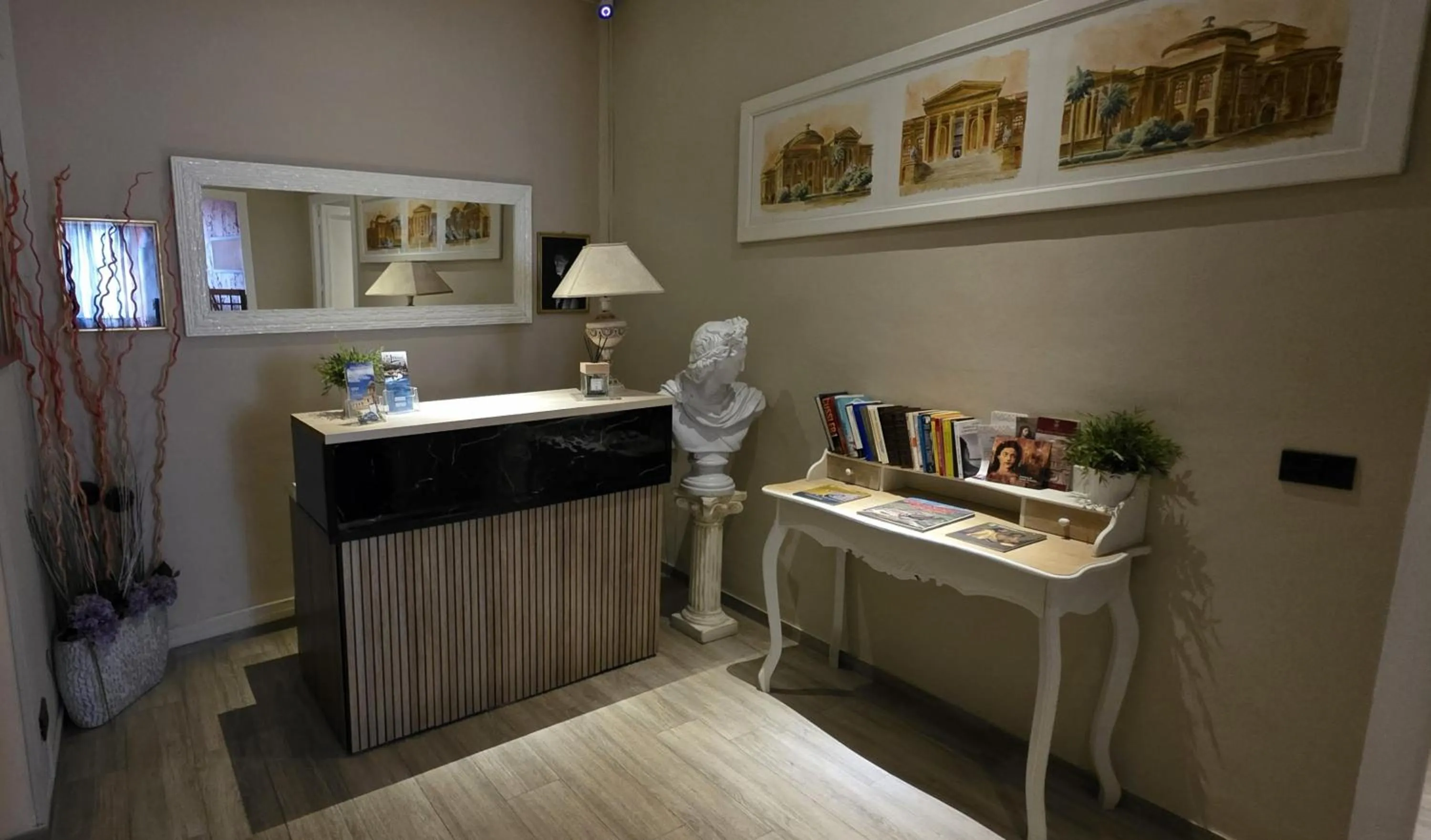 Decorative detail in Hostel Josef