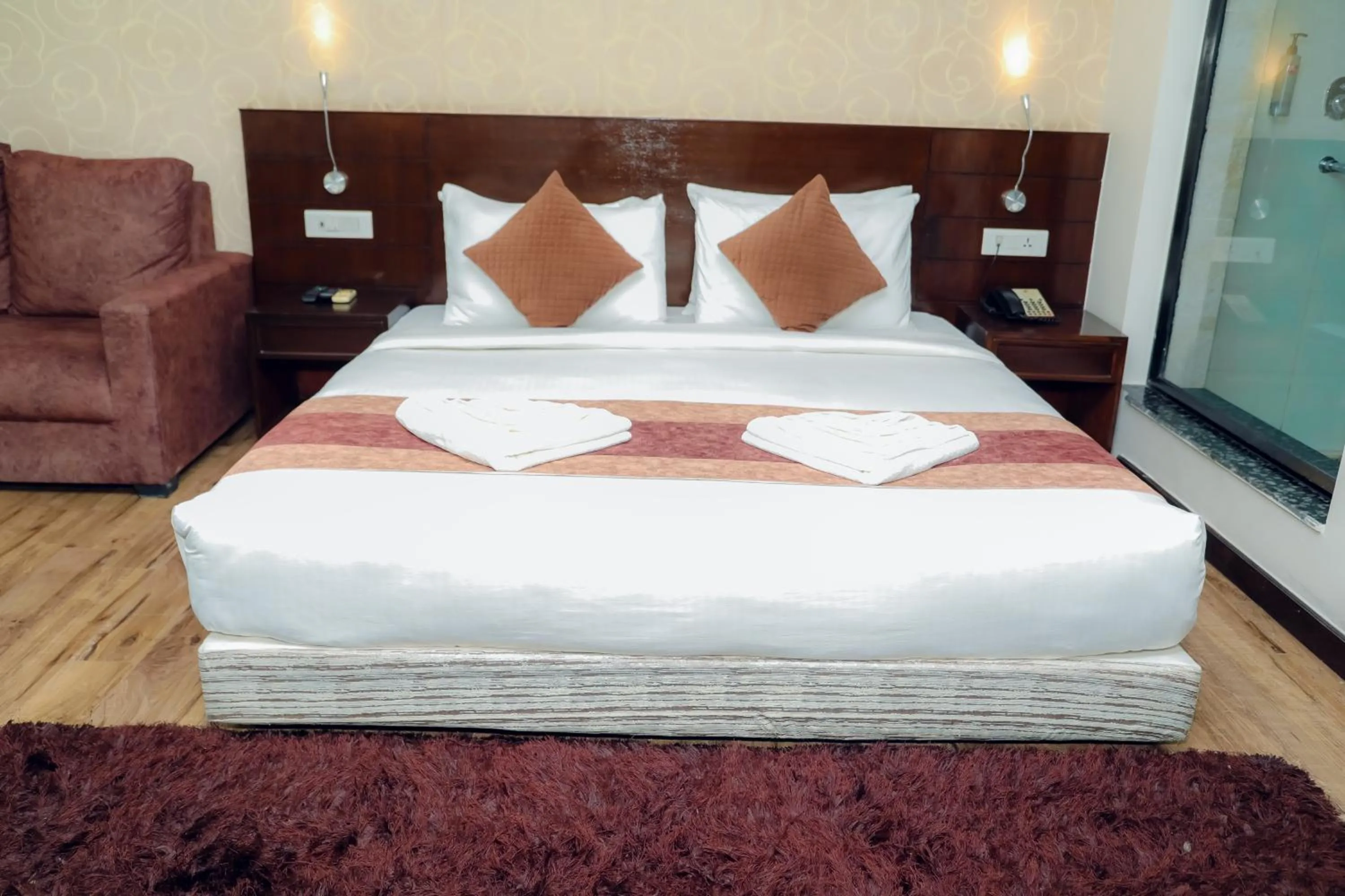 Bedroom, Bed in Bodhi Redsun - Gateway to Lumbini, Comfort in Bhairahawa