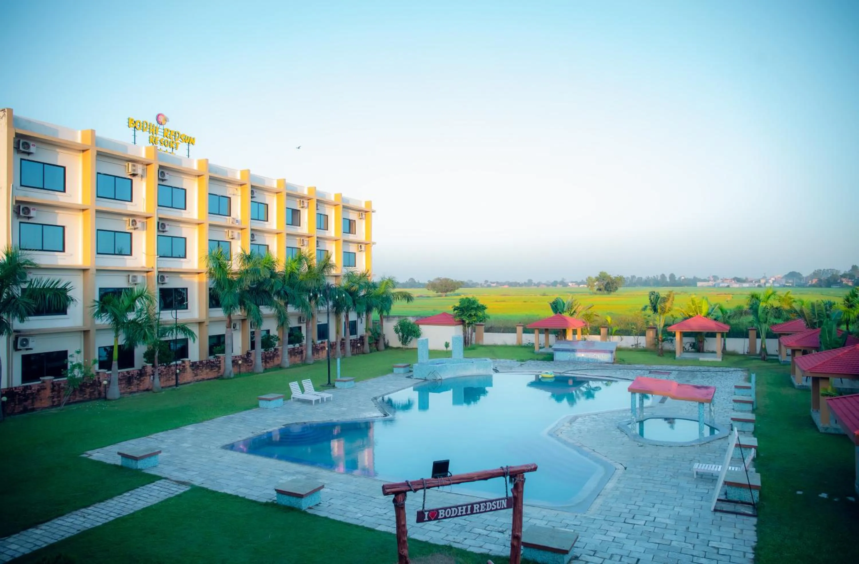 Swimming pool in Bodhi Redsun - Gateway to Lumbini, Comfort in Bhairahawa