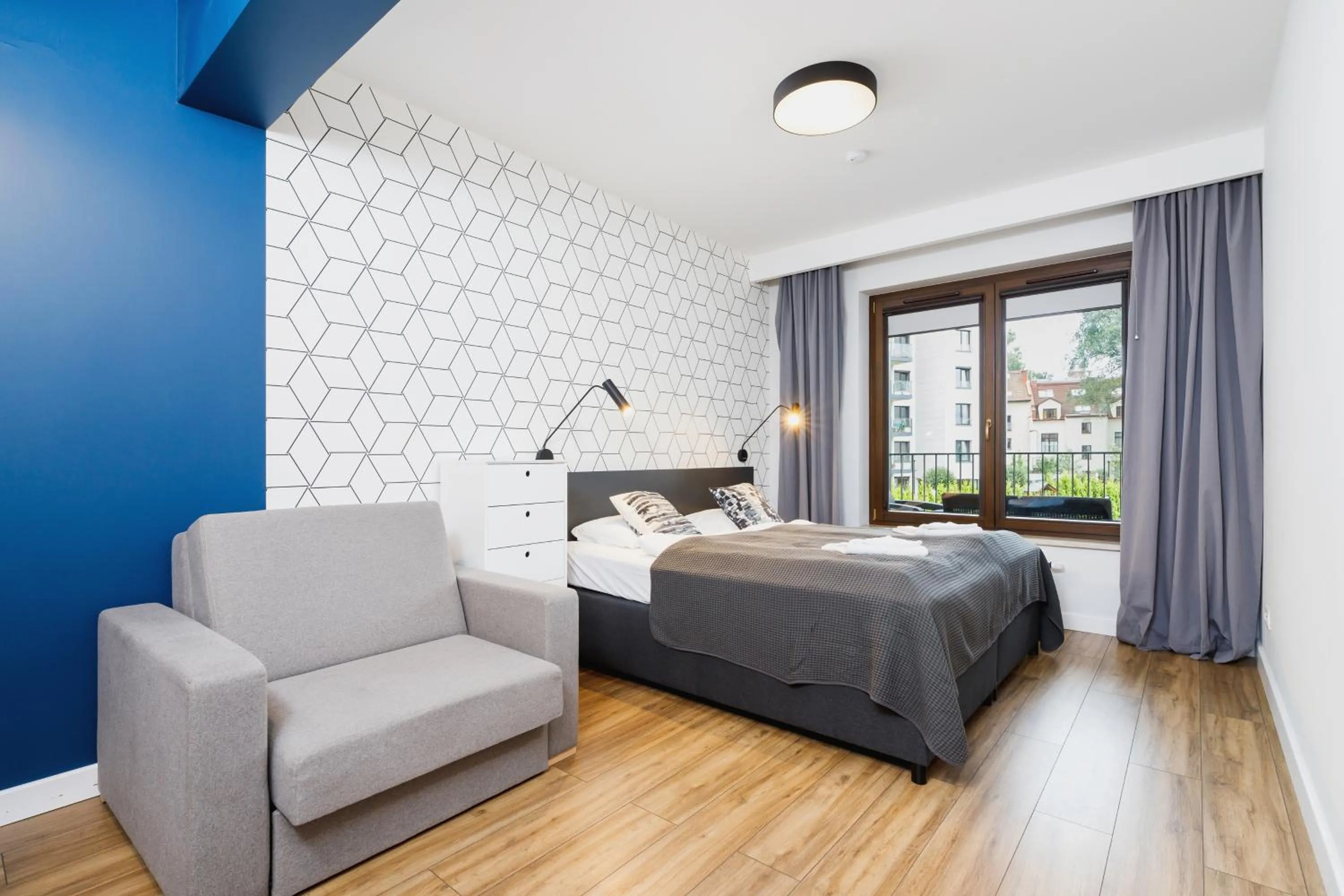 Bedroom, Bed in Apartament 3d Wilga by Noclegi Renters