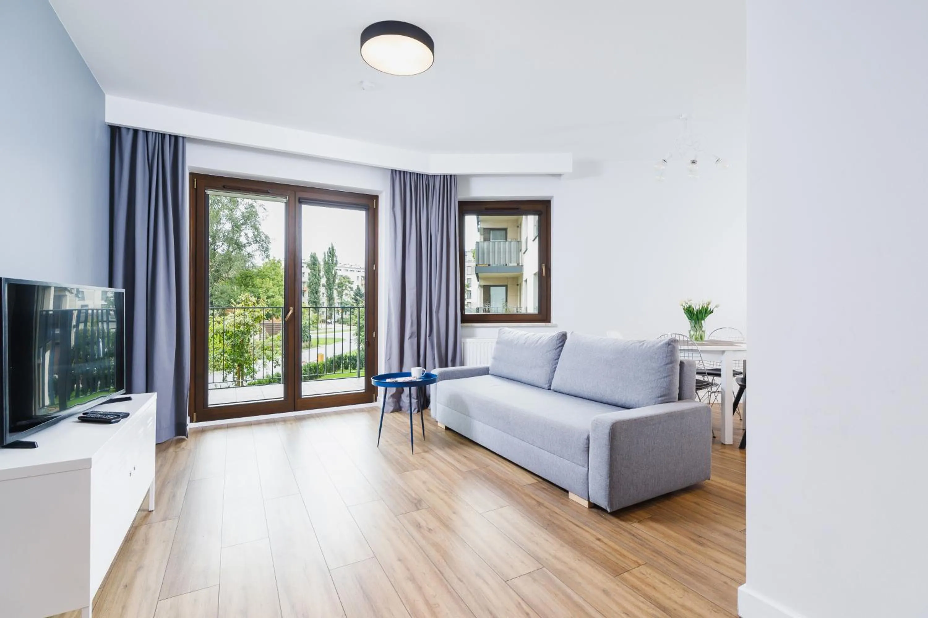 Seating area in Apartament 3d Wilga by Noclegi Renters