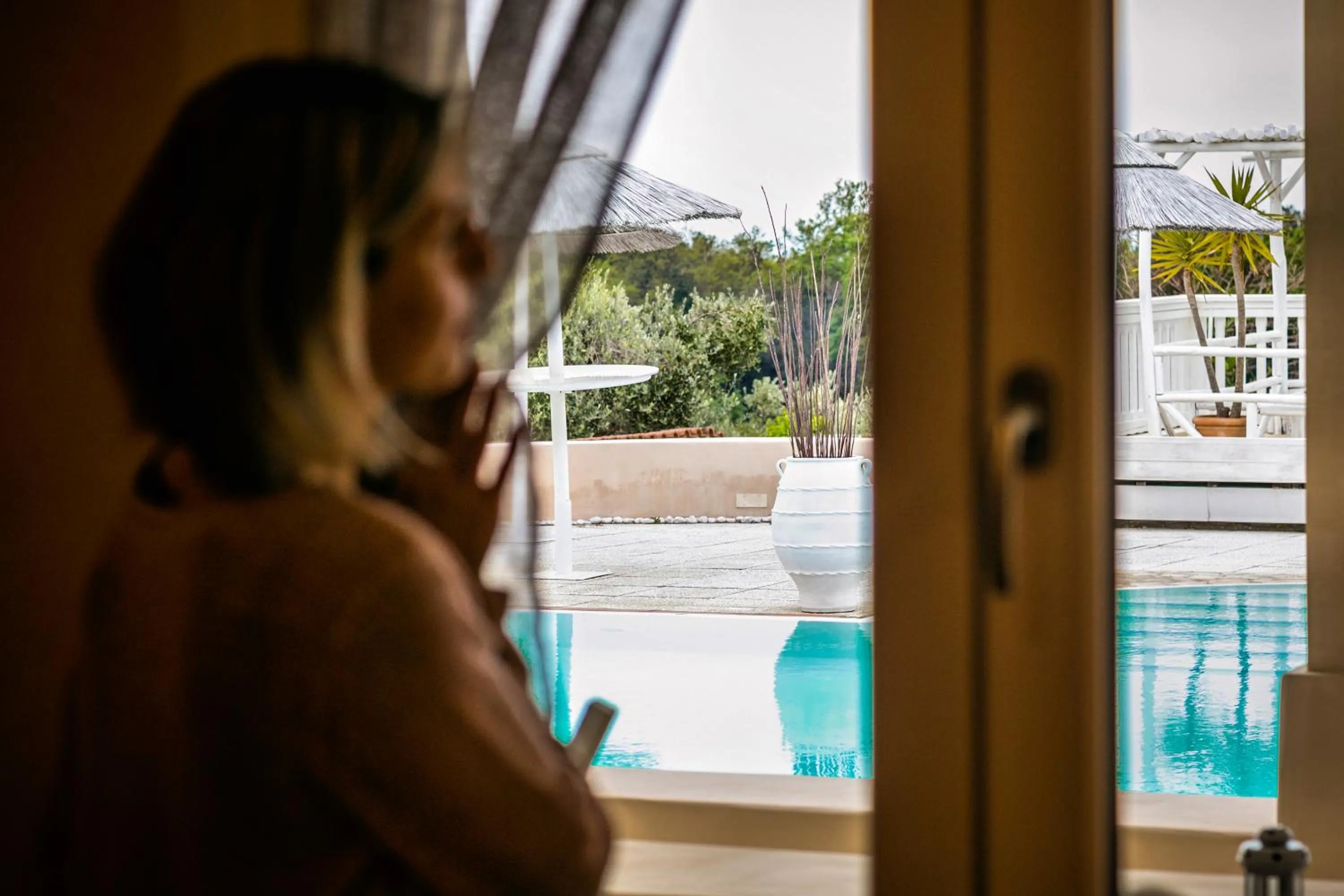 Pool view in MORF suites