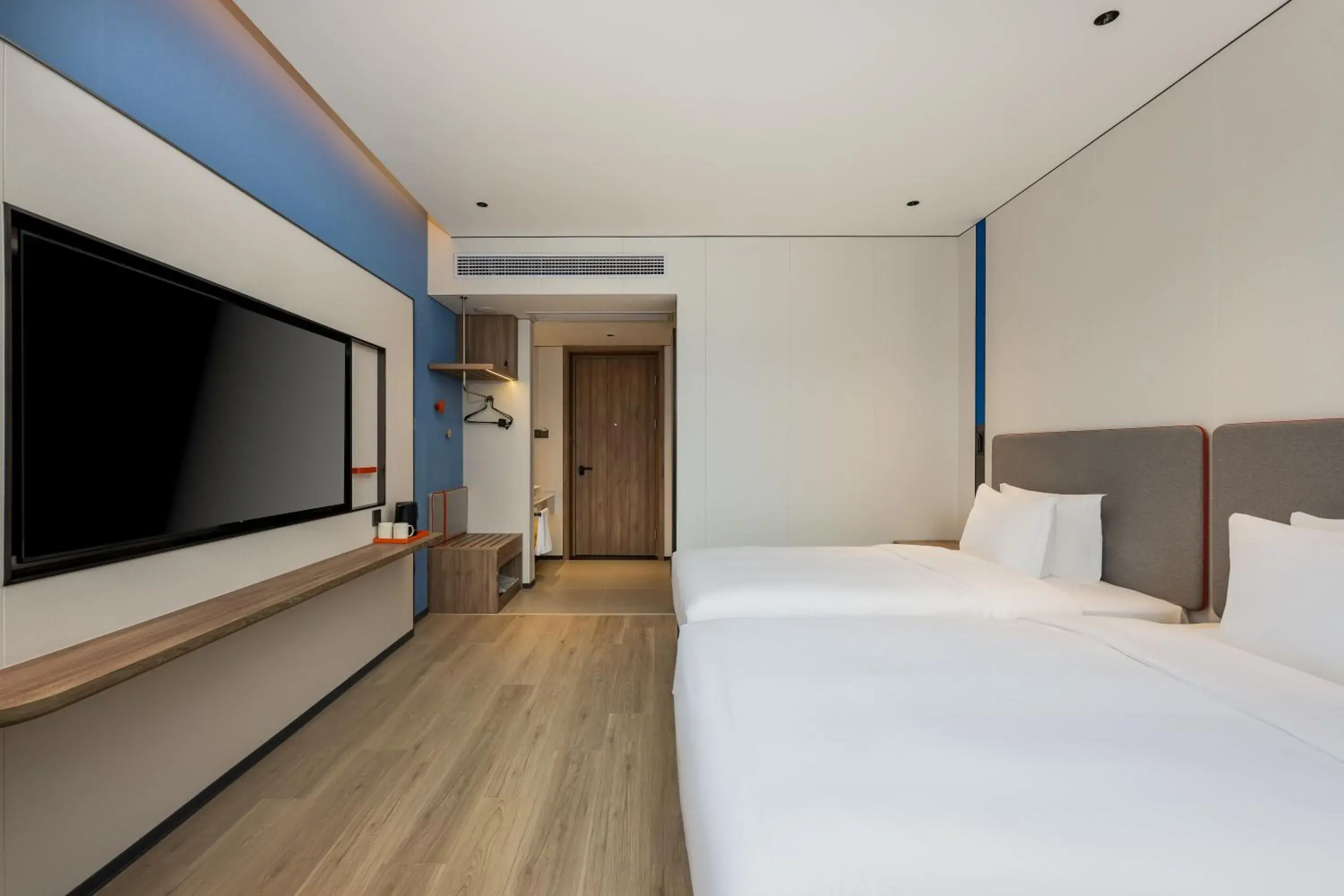 High Floor Standard Twin Room in Holiday Inn Express Shangrao Railway Station by IHG High Floor Standard Twin Room in Holiday Inn Express Shangrao Railway Station by IHG