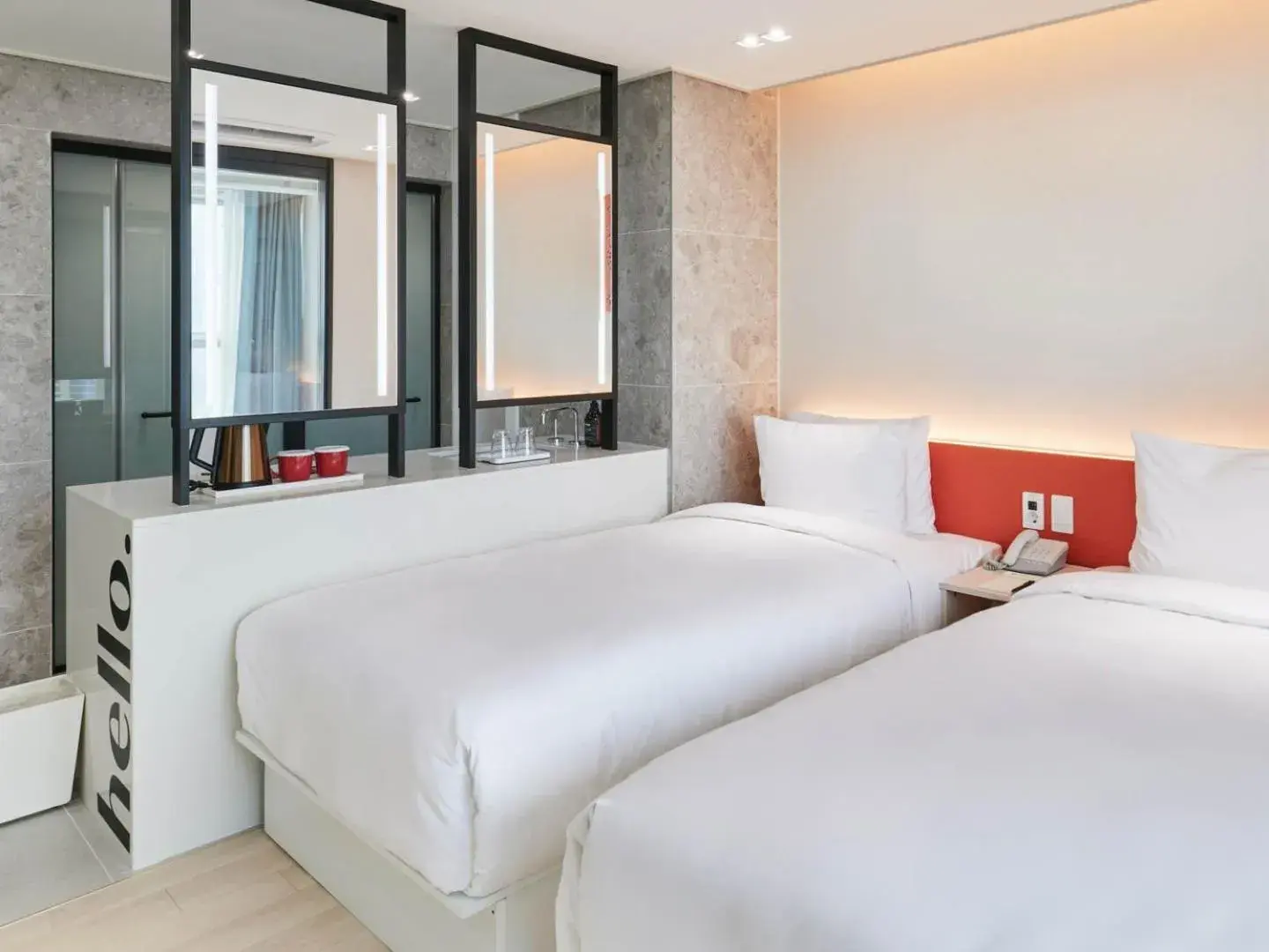 Twin Room with Ocean View in NewCZ Centum Hotel Twin Room with Ocean View in NewCZ Centum Hotel