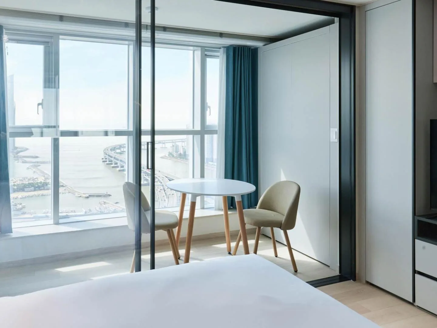 View (from property/room), Bed in NewCZ Centum Hotel