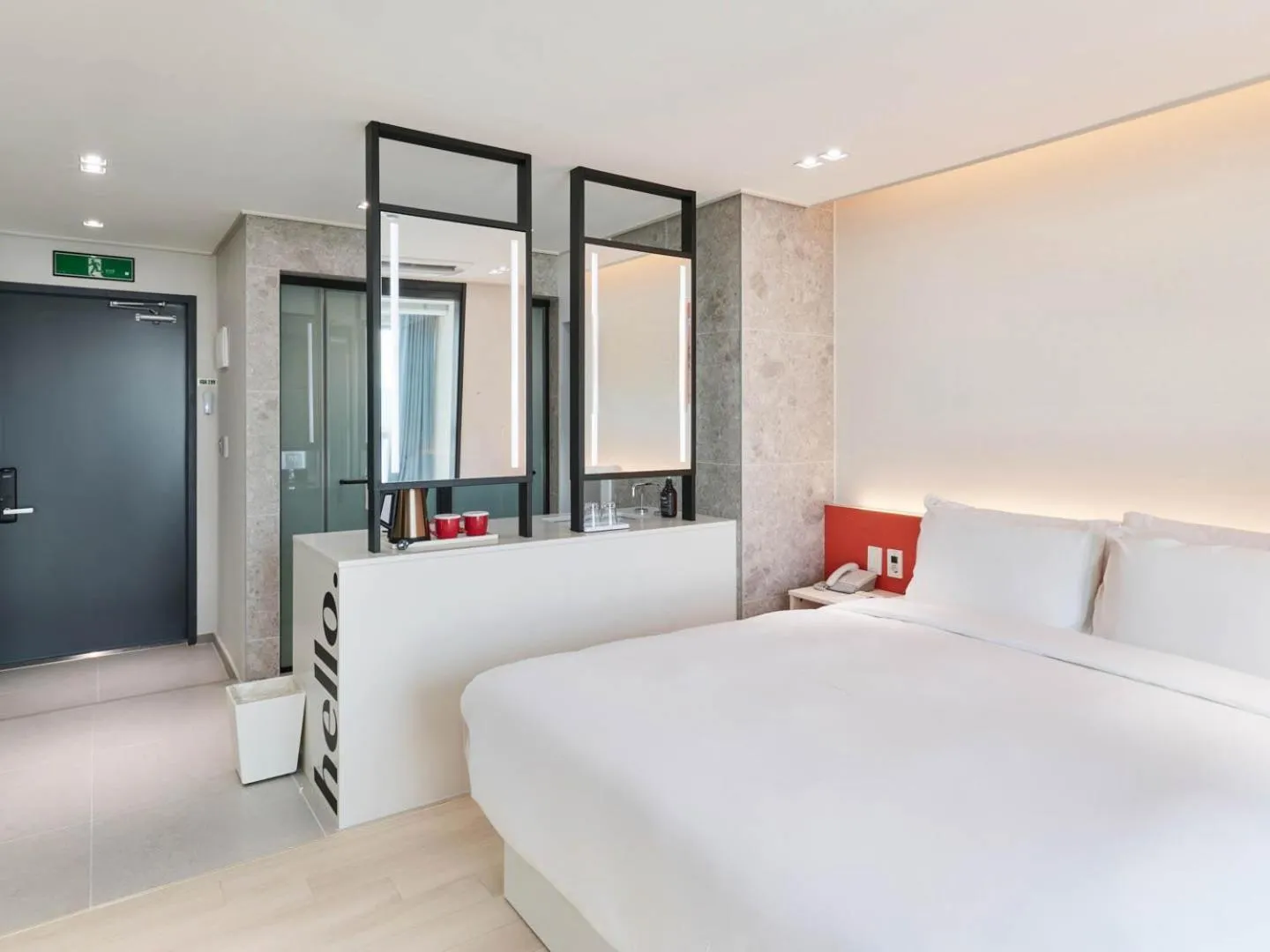 Bed in NewCZ Centum Hotel