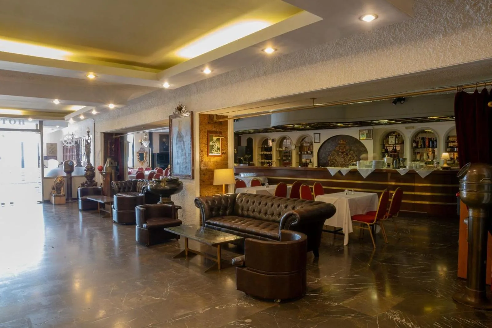 Living room in Cavo D' Oro