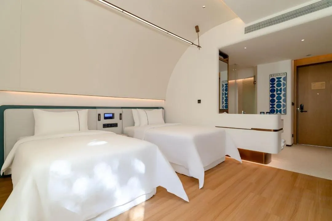 Bed in Yee Hotel Shamian Guangzhou