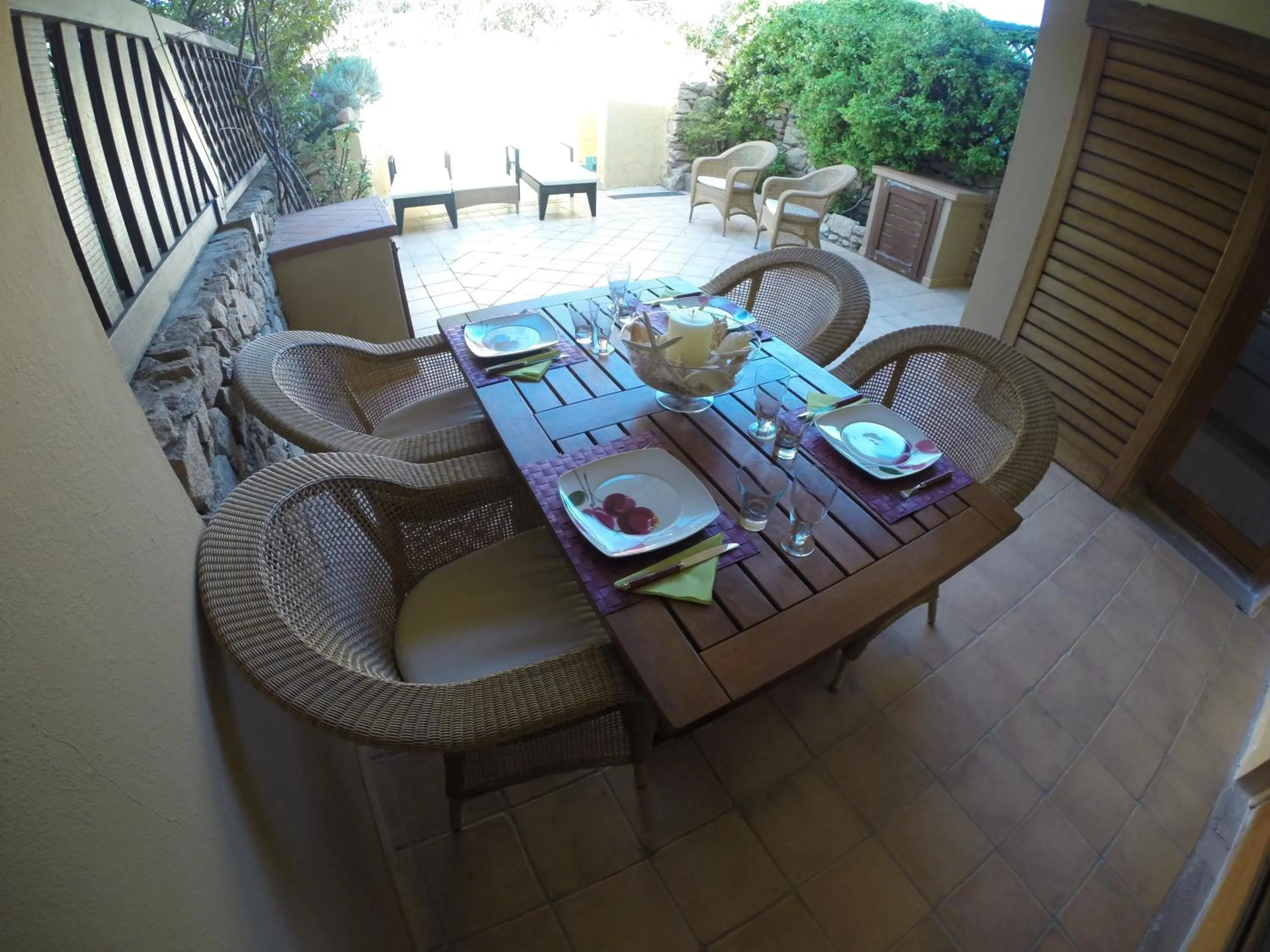 Dining area in Luxury Apartment Sardegna