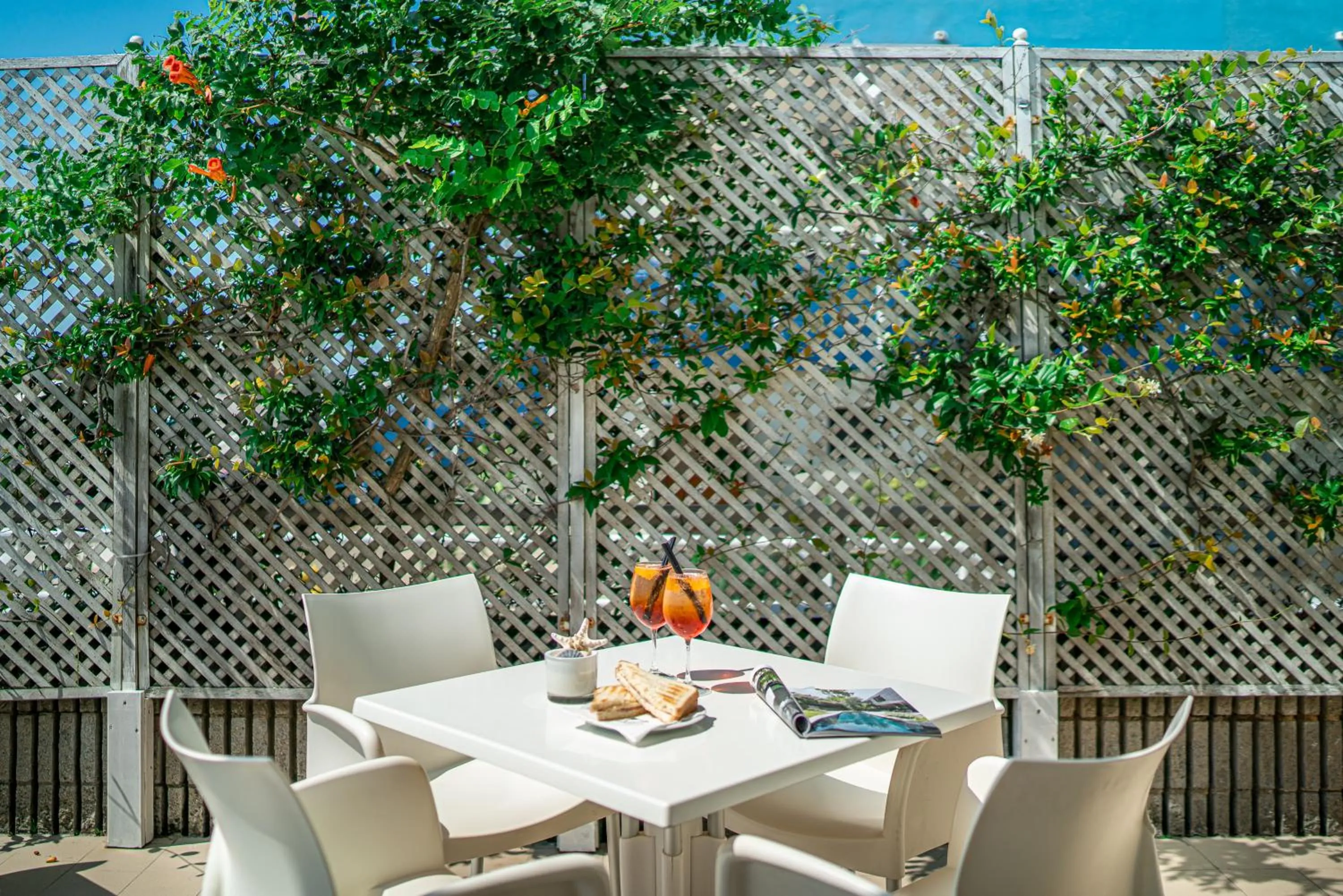 Patio in Hotel Astor