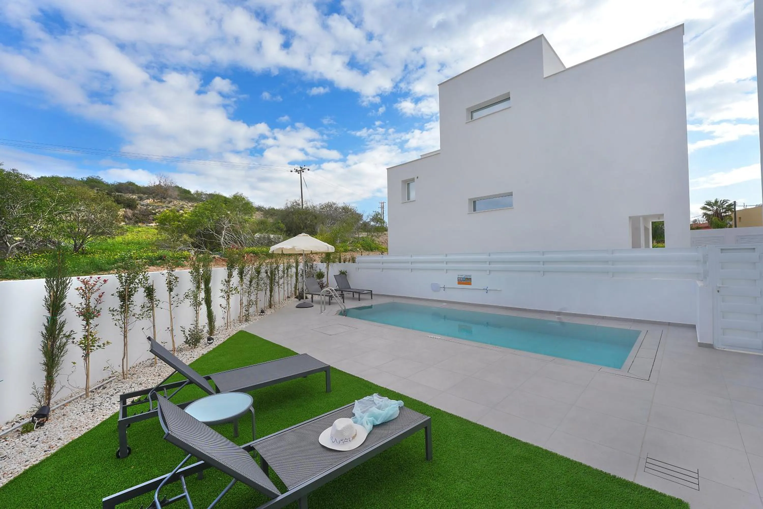 Garden in Sun and Moon Luxury Villas Ayia Napa