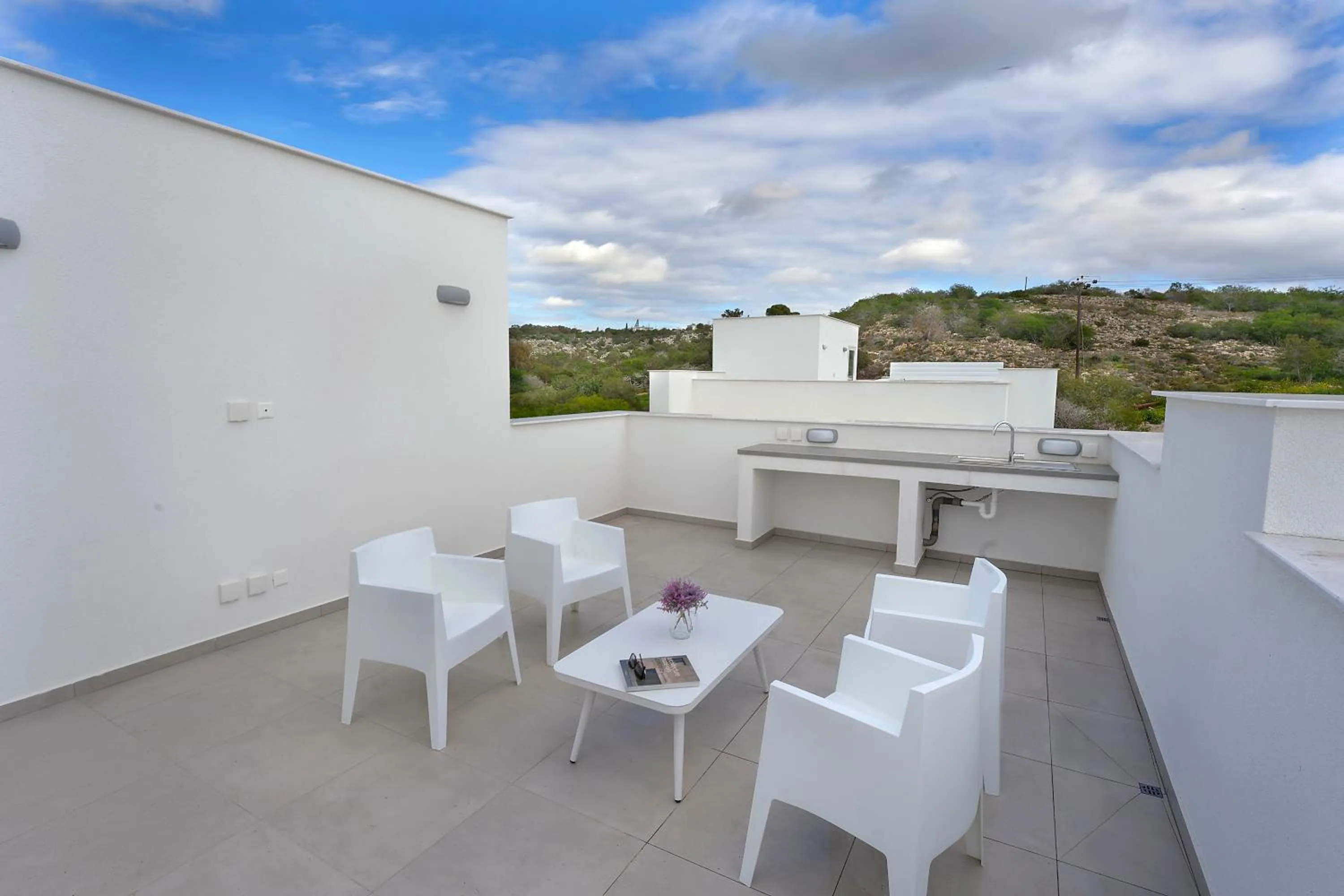 Balcony/Terrace in Sun and Moon Luxury Villas Ayia Napa