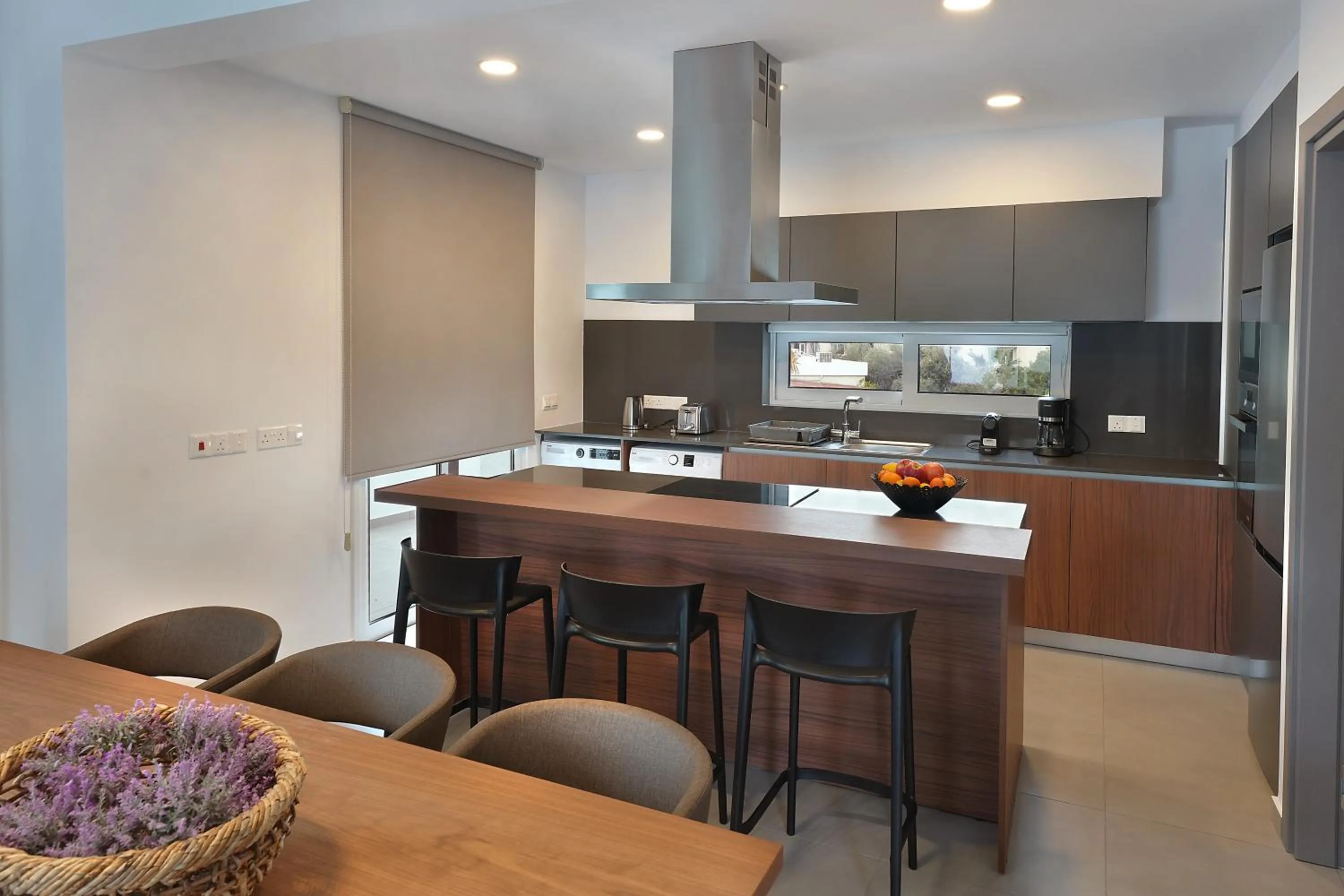Kitchen or kitchenette in Sun and Moon Luxury Villas Ayia Napa