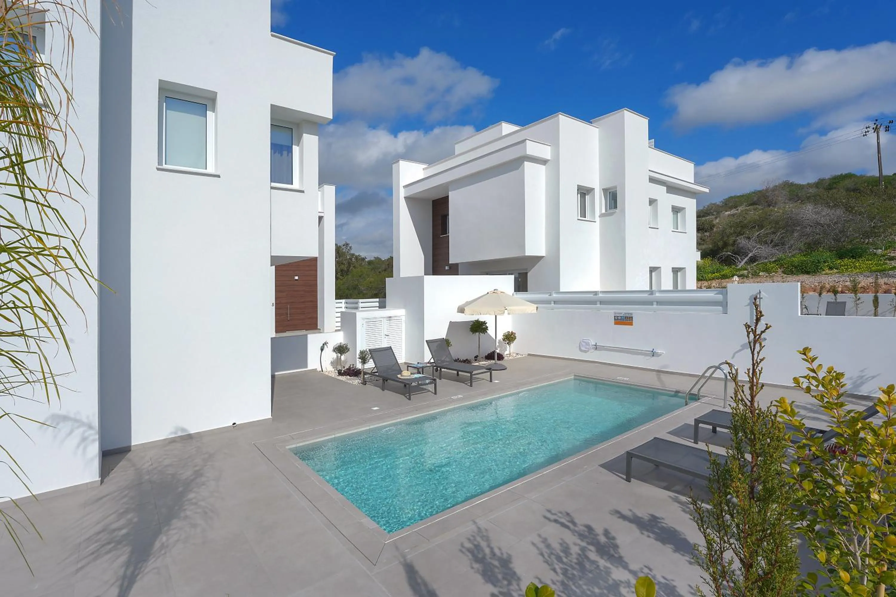 Patio in Sun and Moon Luxury Villas Ayia Napa