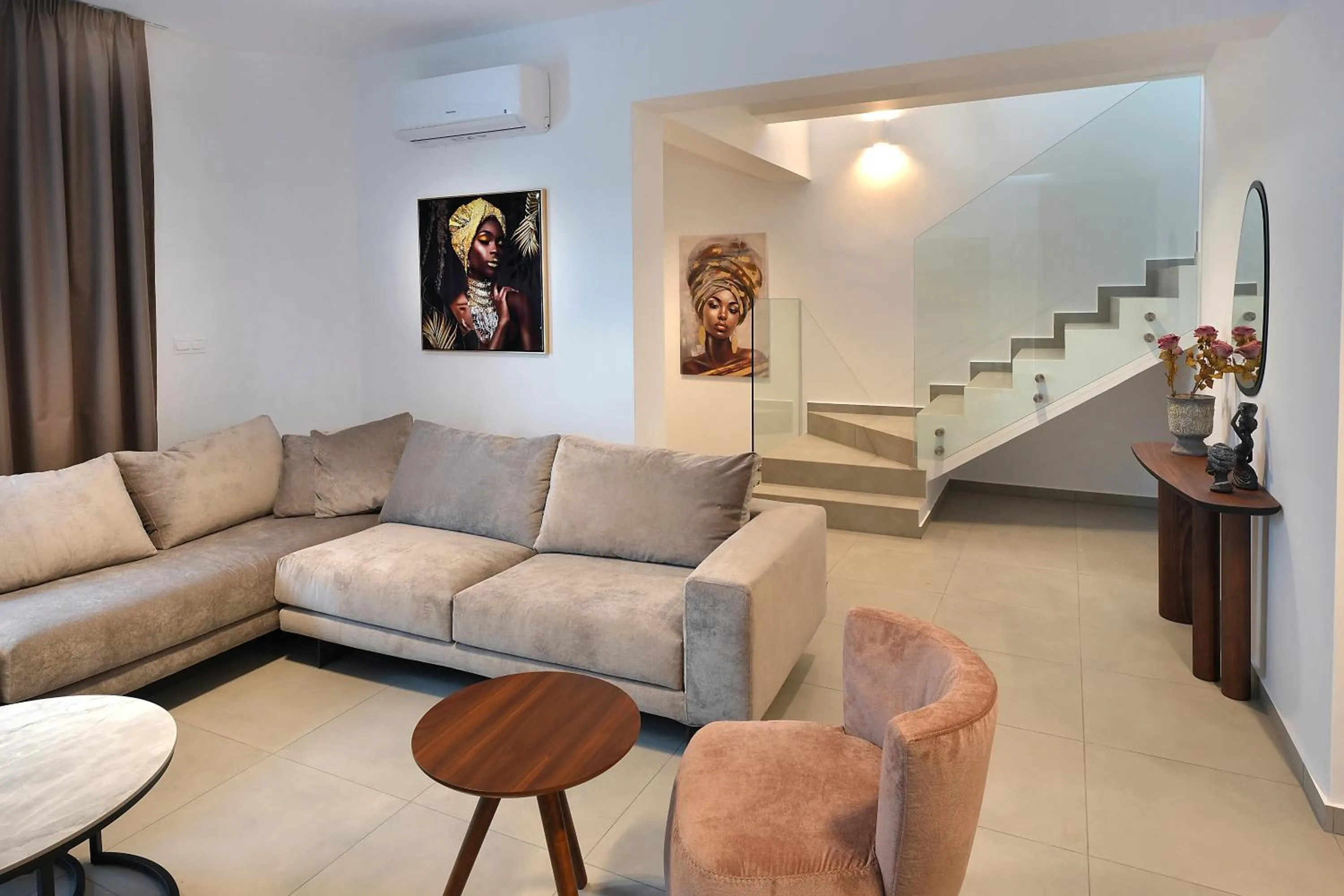 Living room in Sun and Moon Luxury Villas Ayia Napa