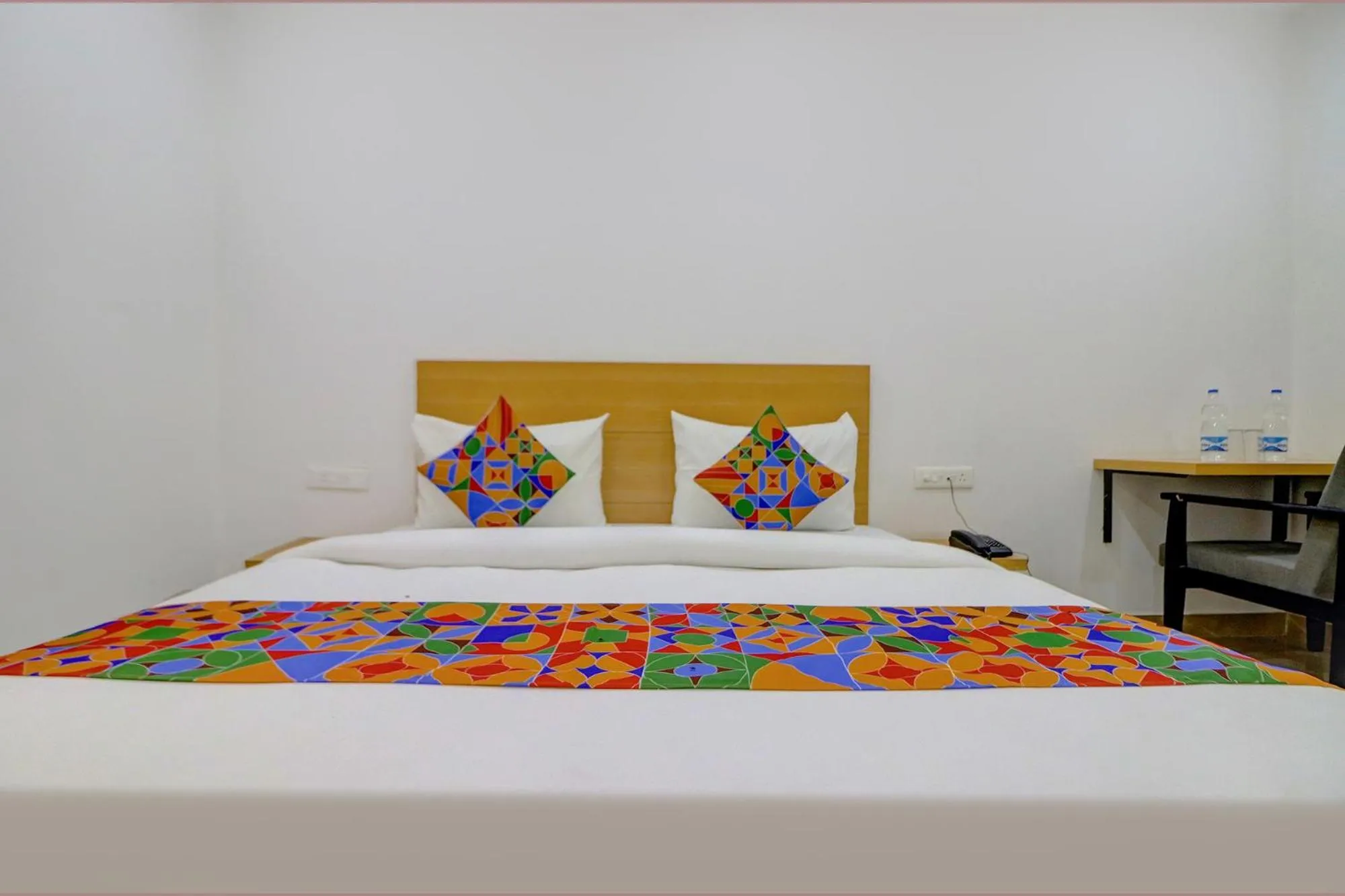 Bed in FabHotel Premium Kashi - Sarnath museum