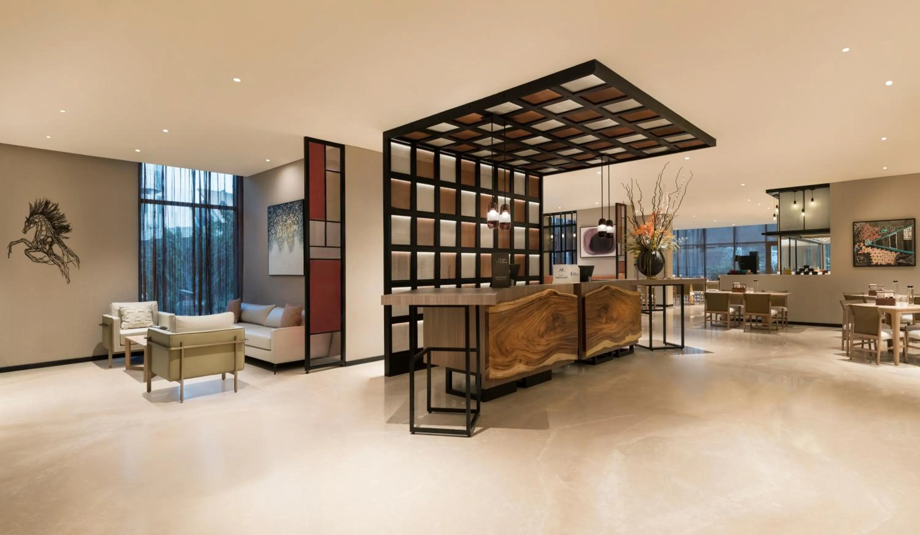 Lobby or reception in ibis Mumbai BKC