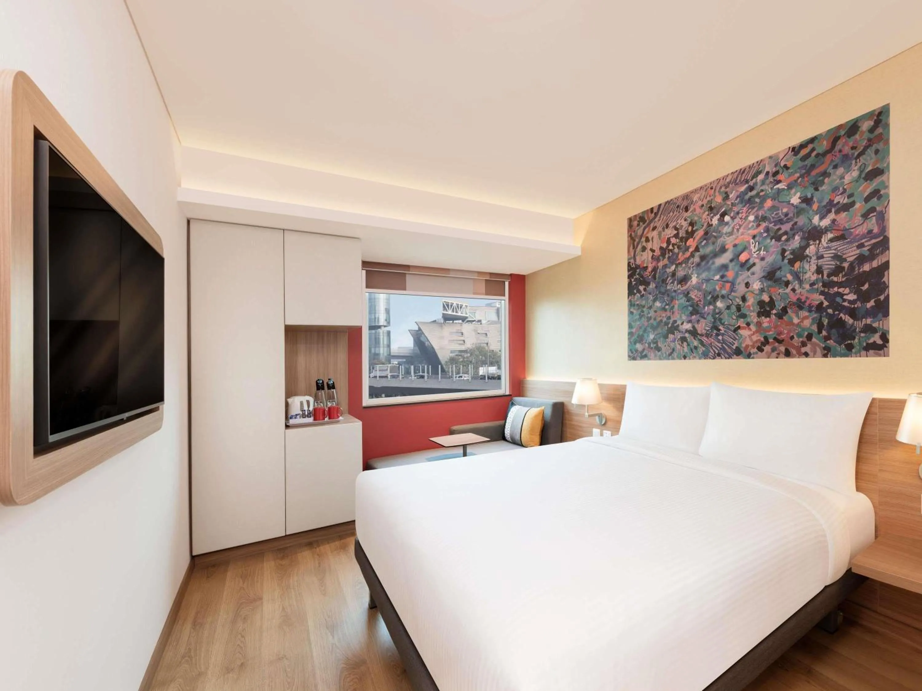 Bedroom, Bed in ibis Mumbai BKC