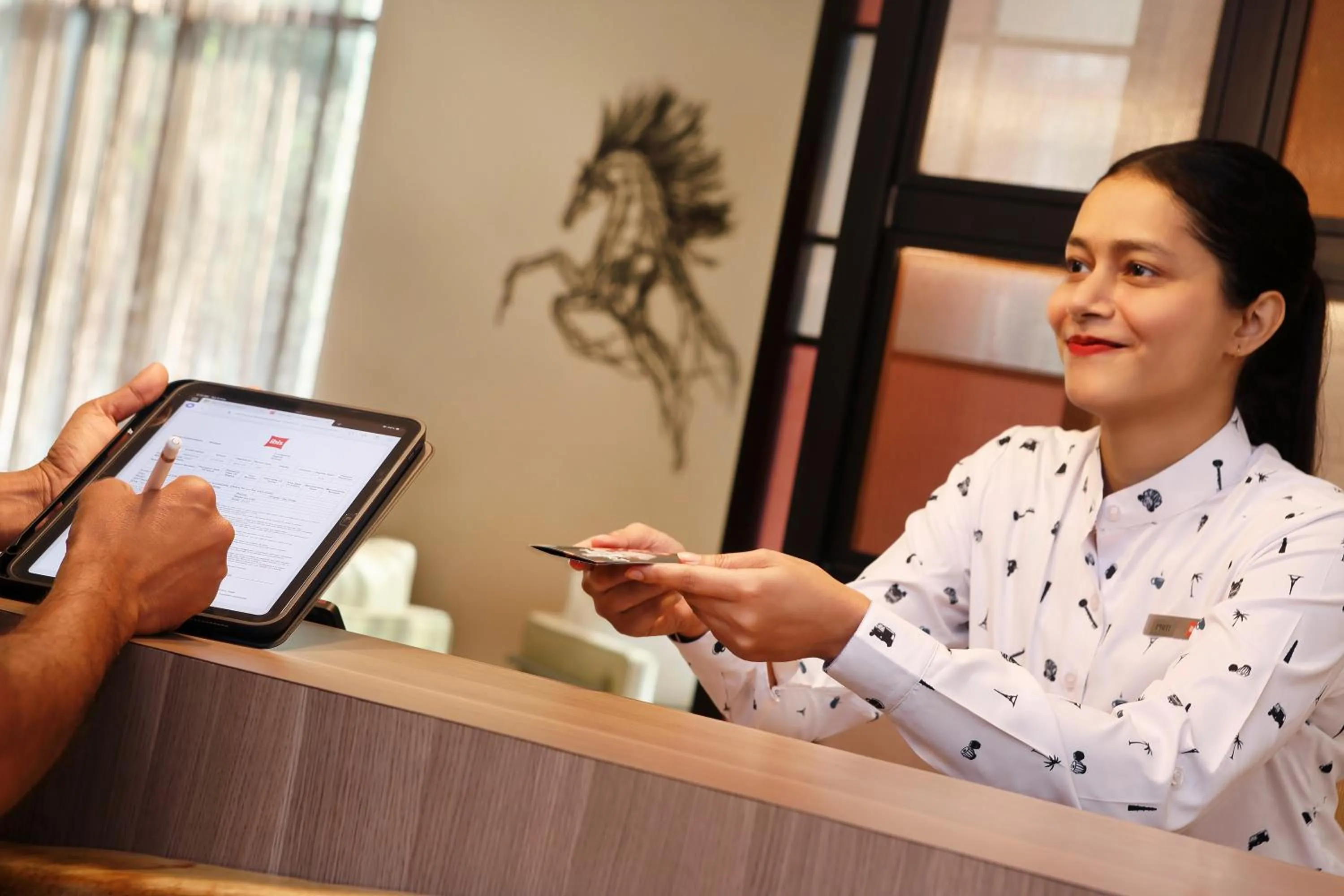 Lobby or reception in ibis Mumbai BKC