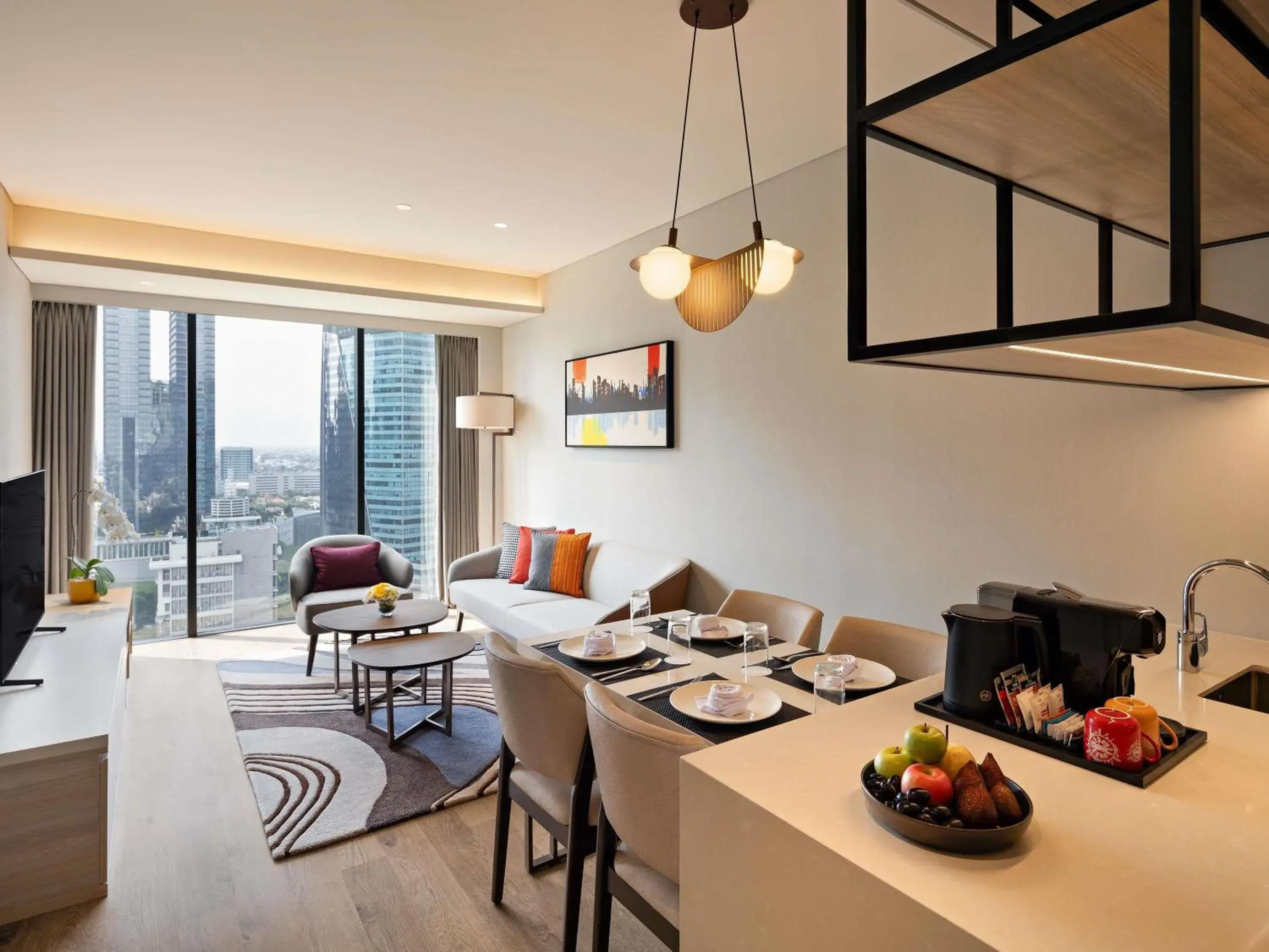 Bedroom in Swissôtel Living Jakarta Mega Kuningan Bedroom in Swissôtel Living Jakarta Mega Kuningan