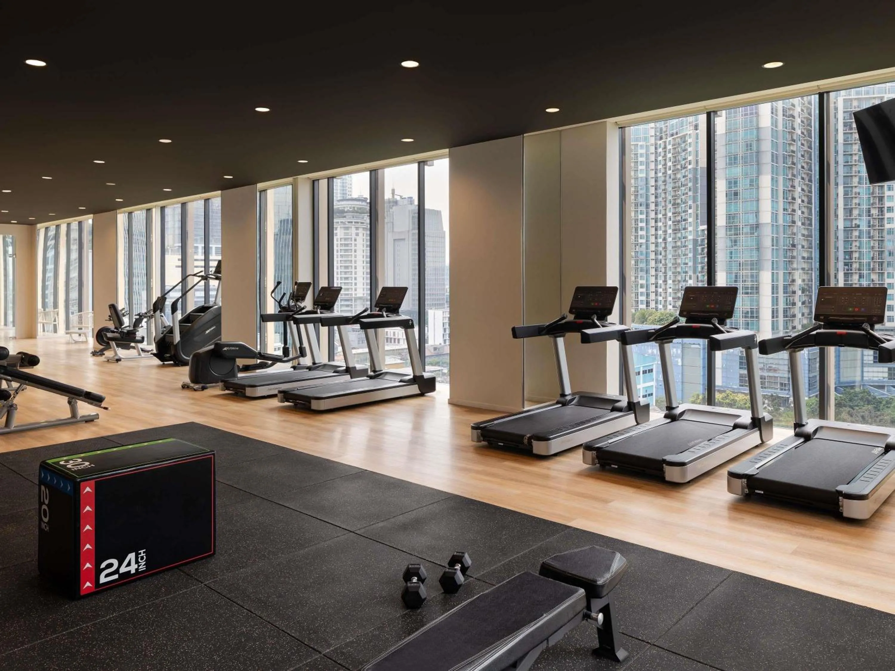 Fitness centre/facilities in Swissôtel Living Jakarta Mega Kuningan