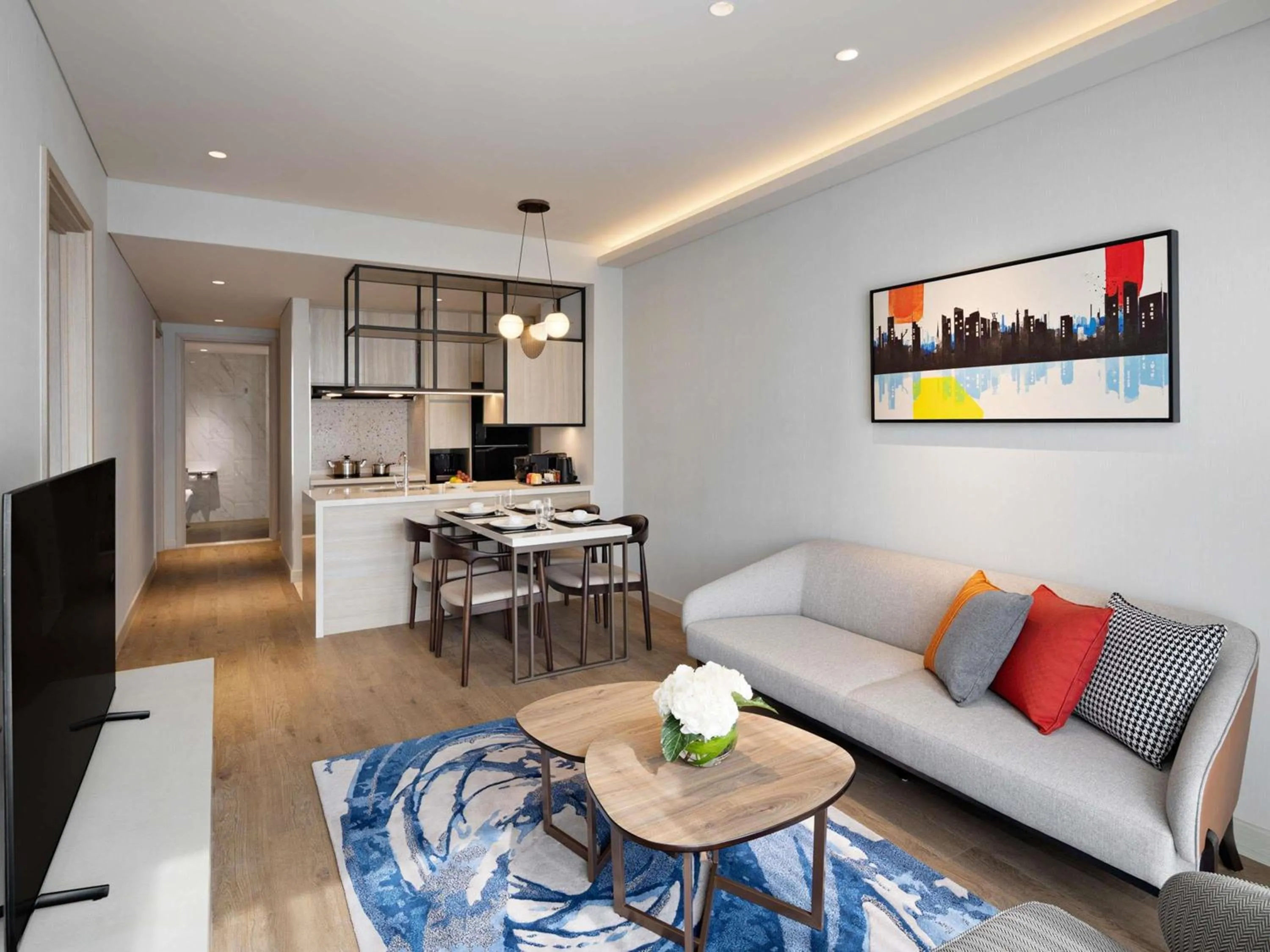 Bedroom in Swissôtel Living Jakarta Mega Kuningan