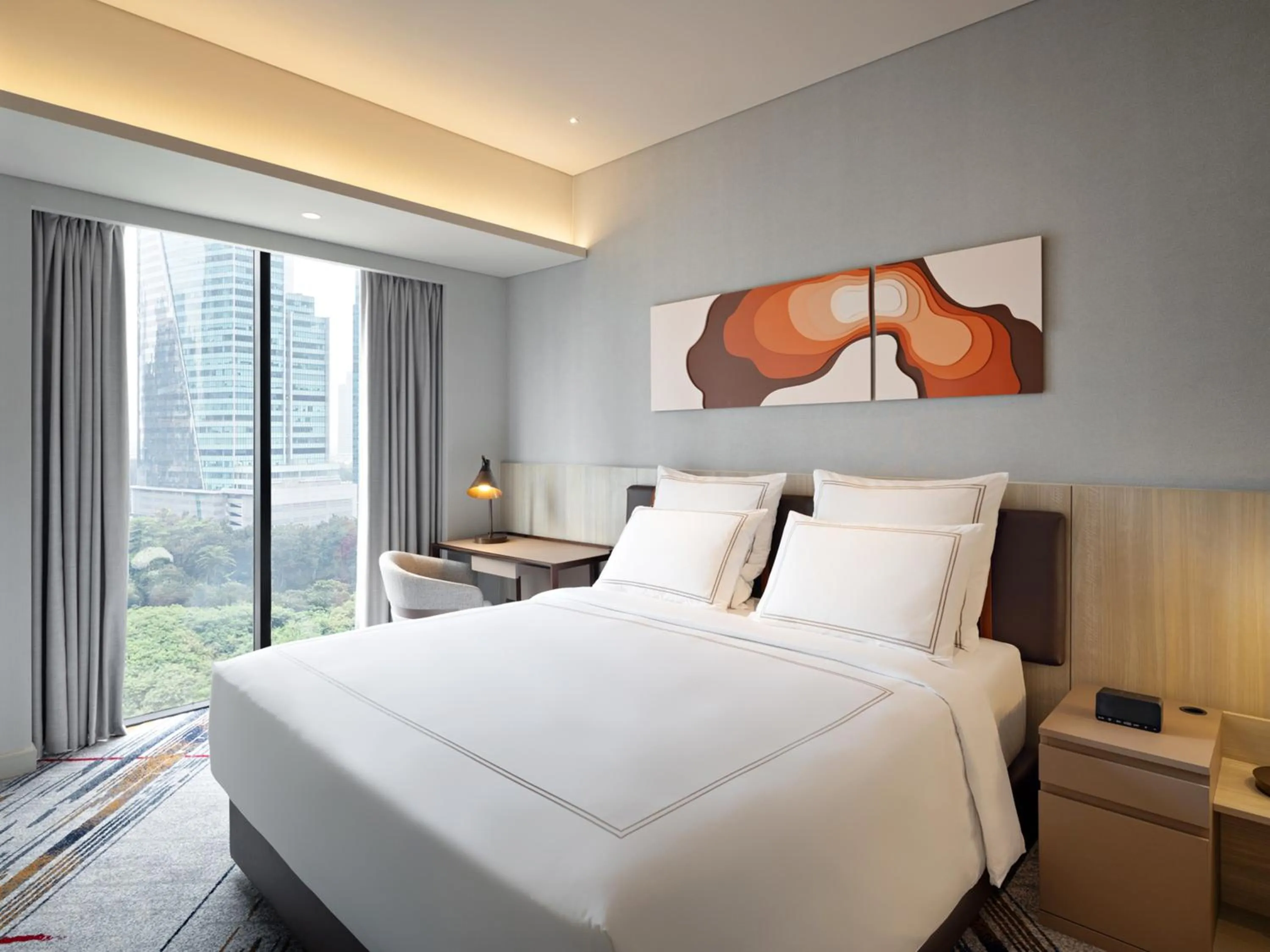 Bed in Swissôtel Living Jakarta Mega Kuningan