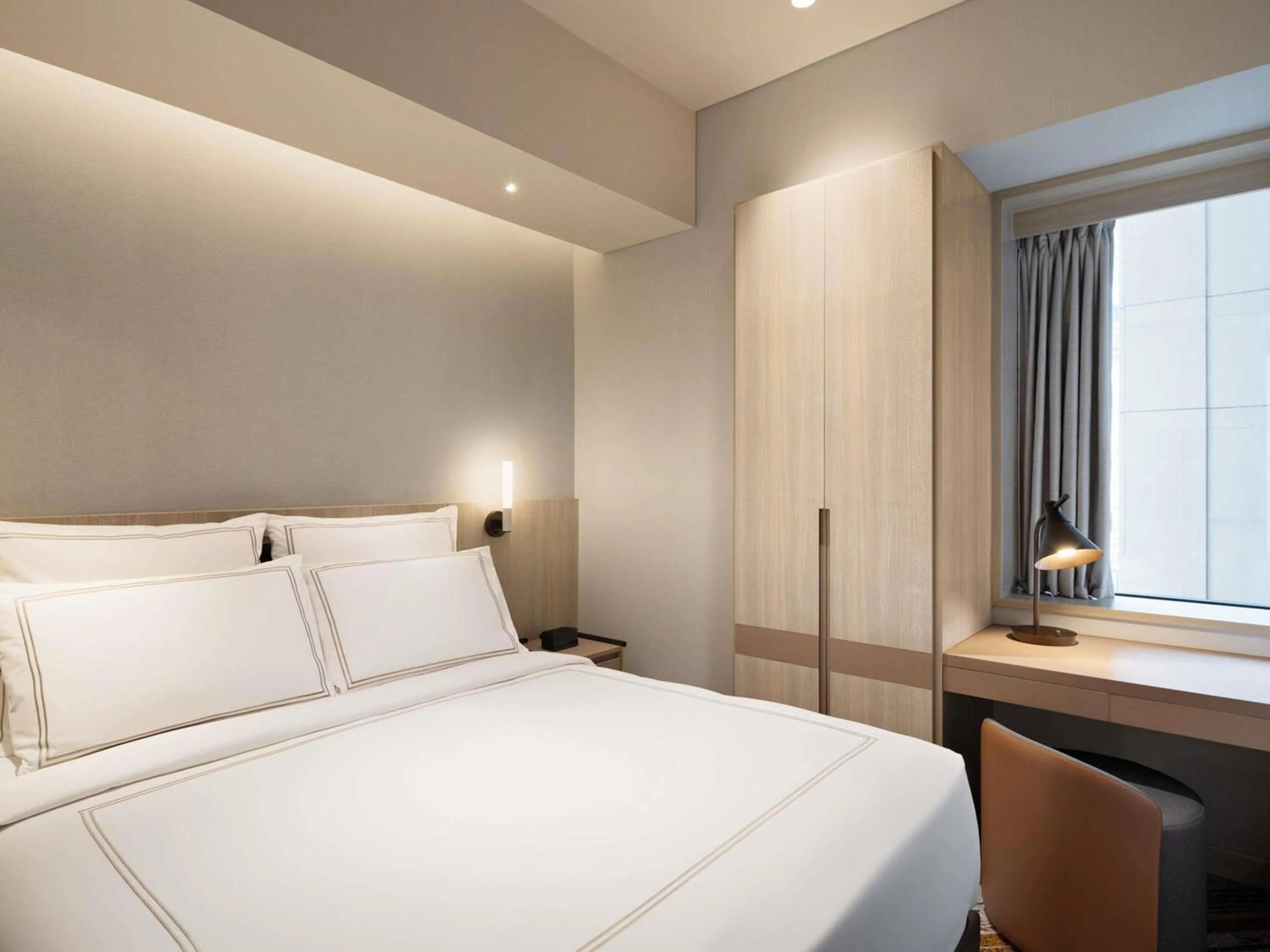 Bedroom, Bed in Swissôtel Living Jakarta Mega Kuningan