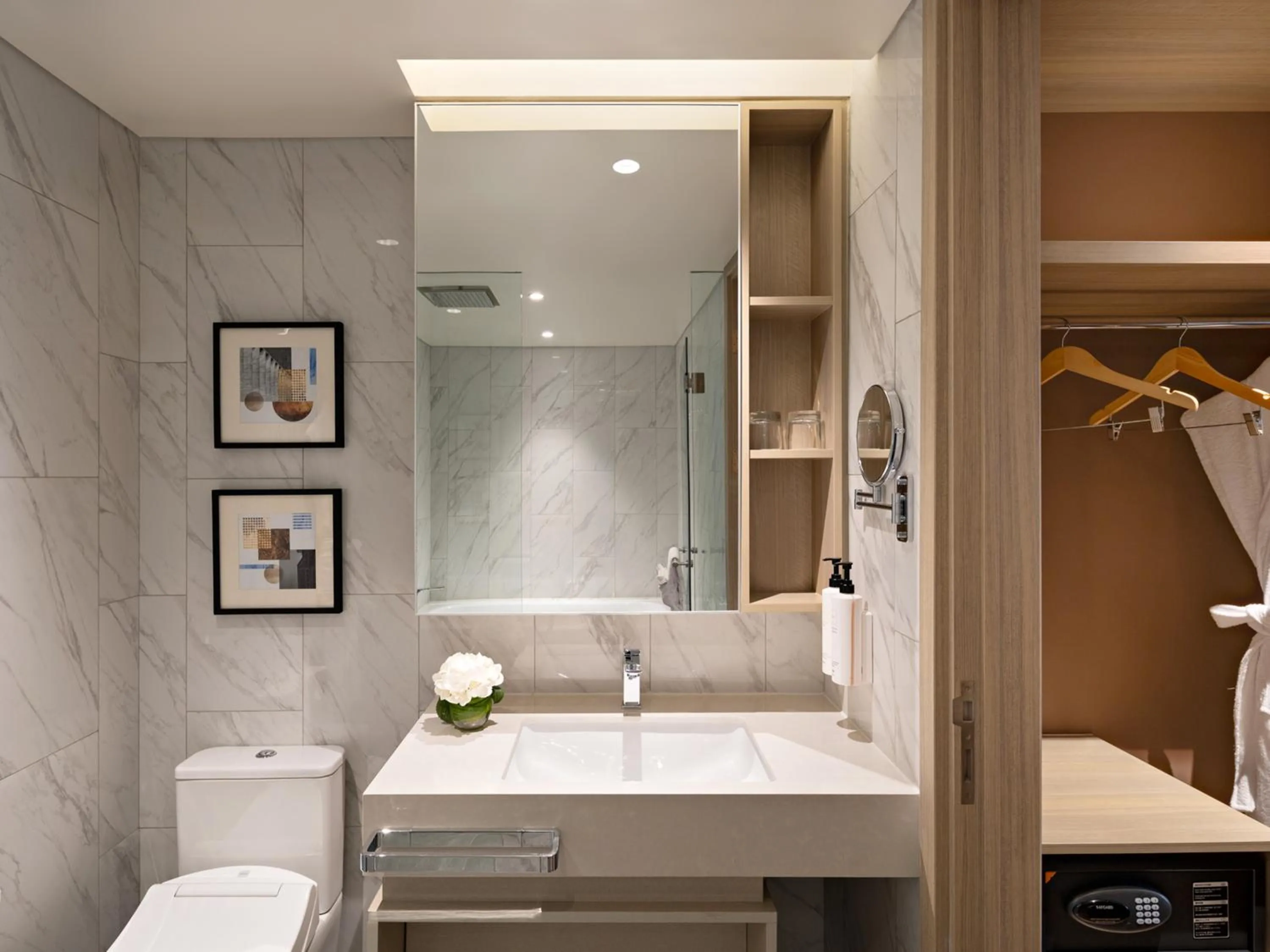 Bathroom in Swissôtel Living Jakarta Mega Kuningan