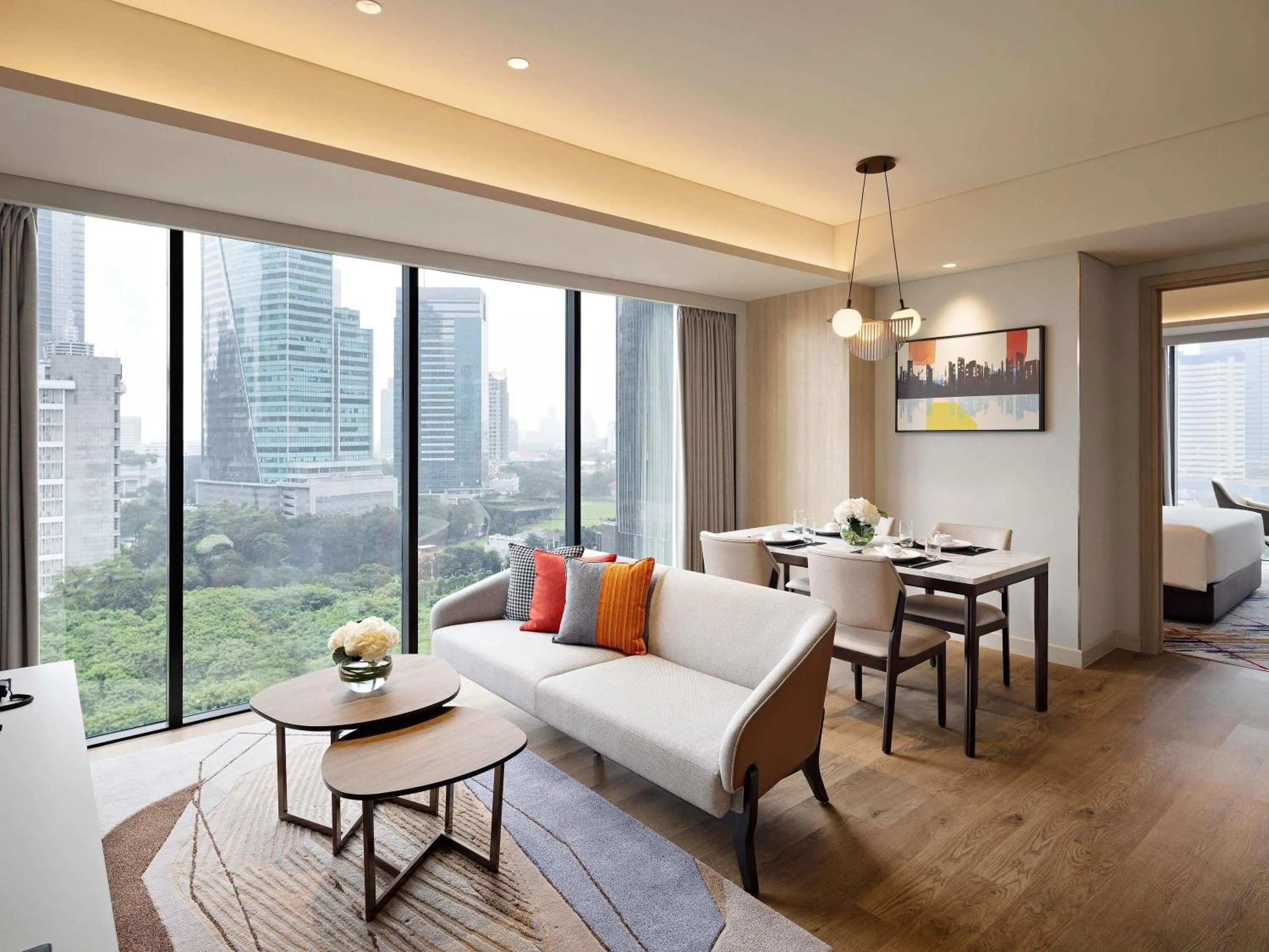 Bedroom in Swissôtel Living Jakarta Mega Kuningan