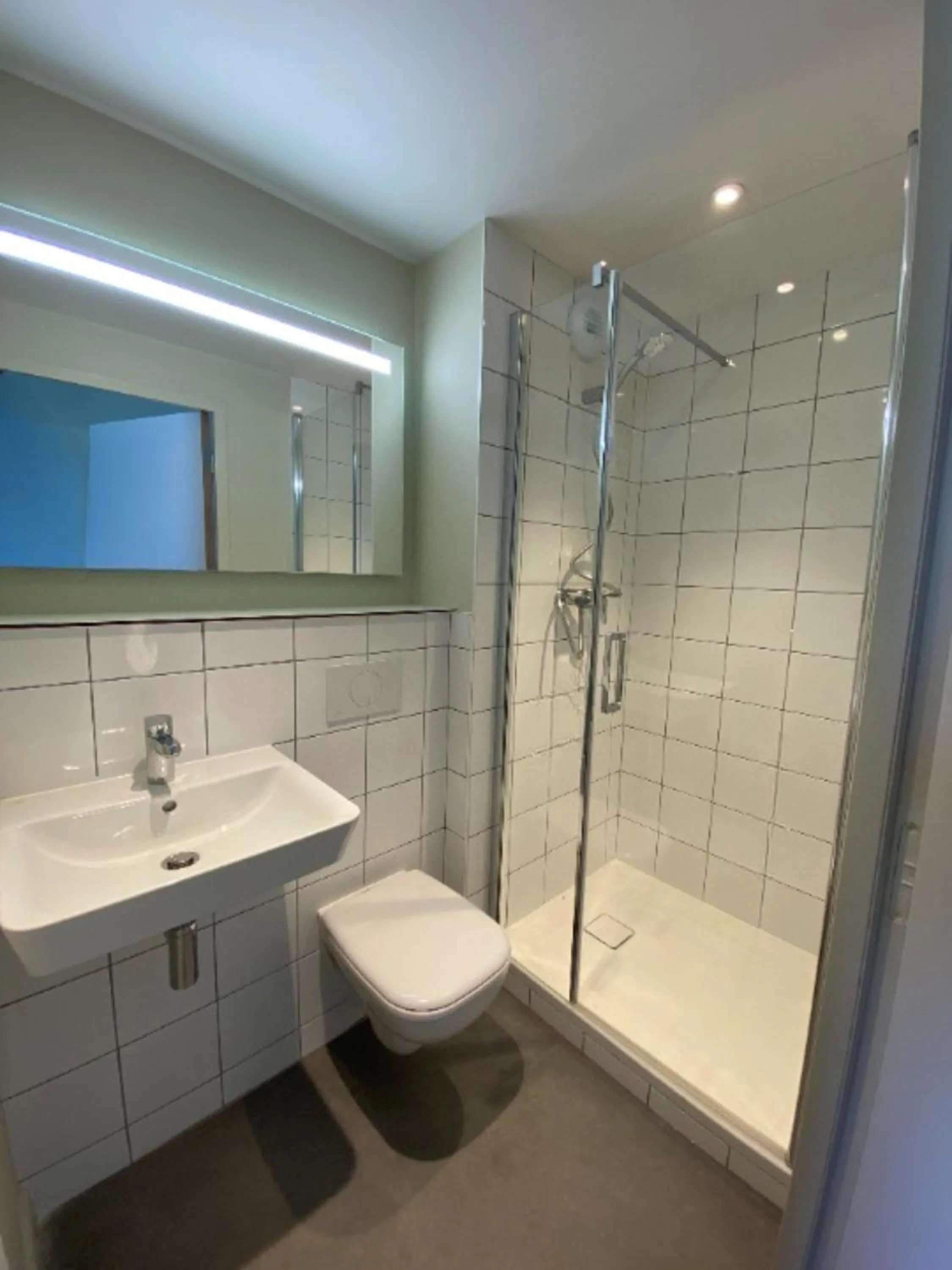 Bathroom in ibis budget Auxerre Nord