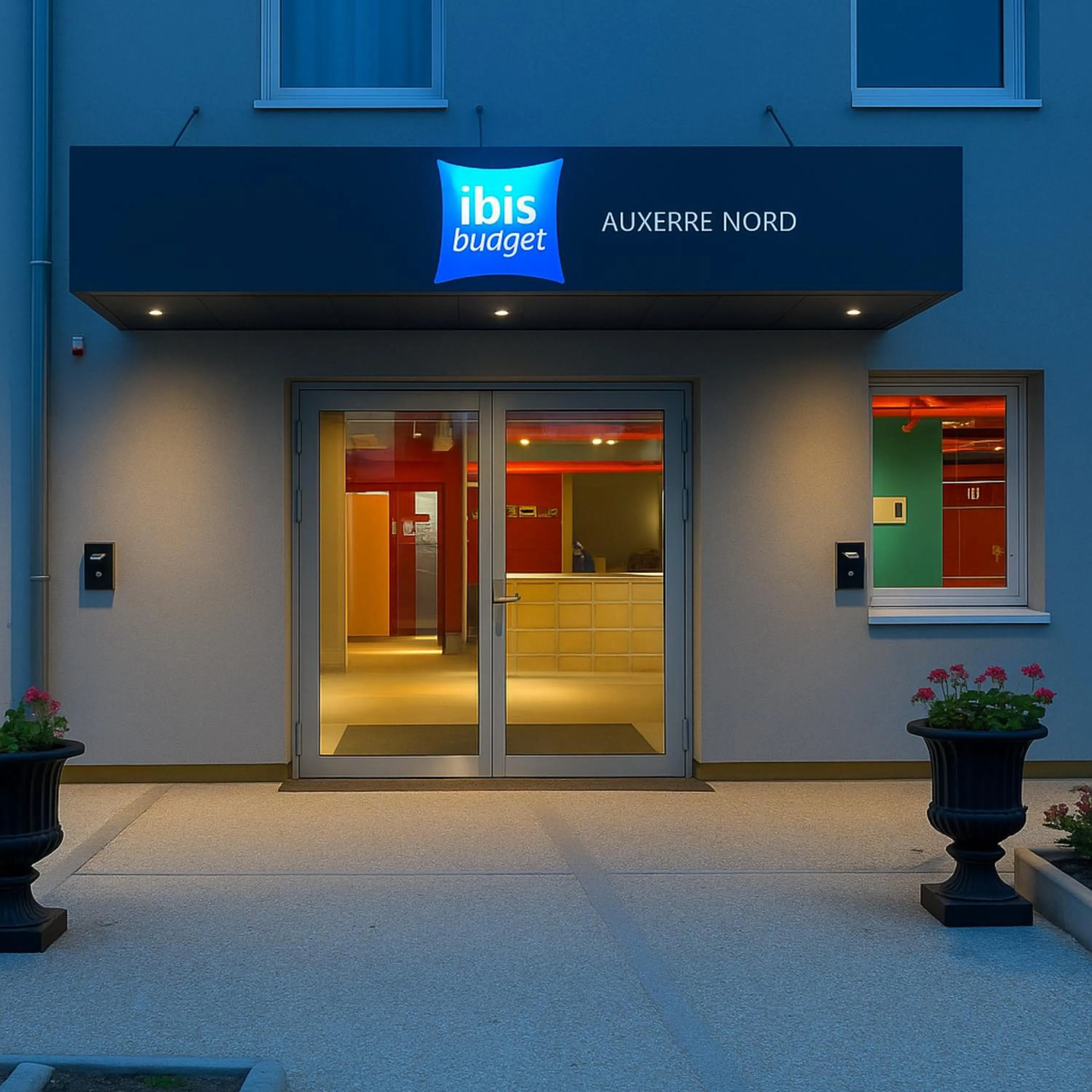 Facade/entrance in ibis budget Auxerre Nord