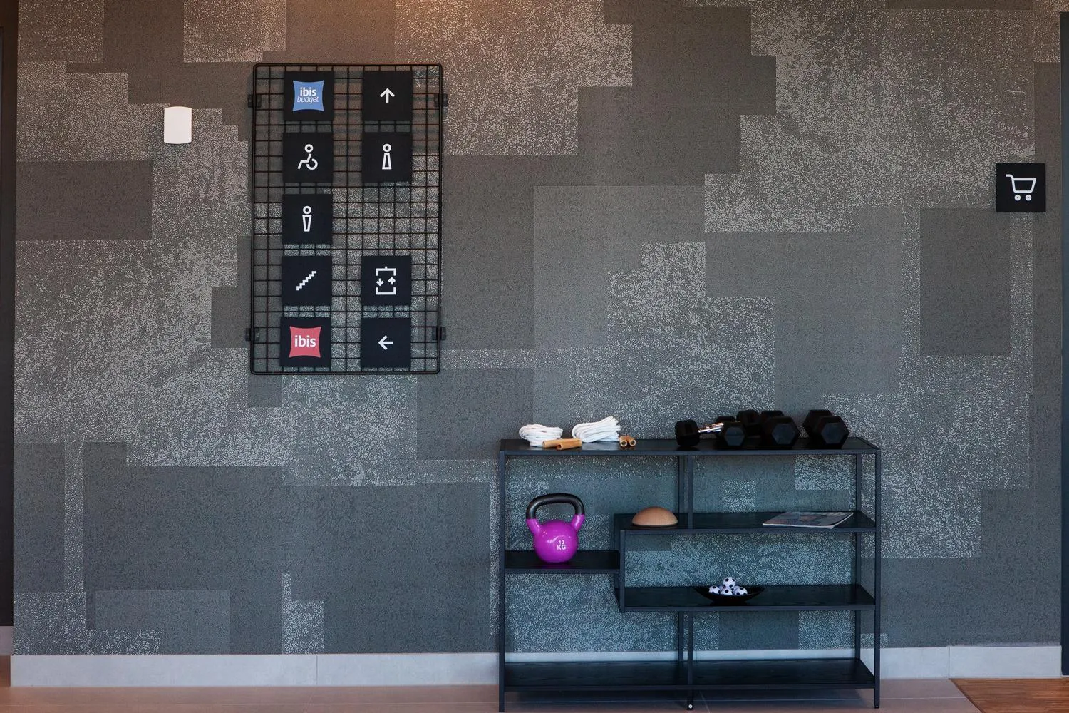 Decorative detail in ibis budget Hotel Berlin Airport