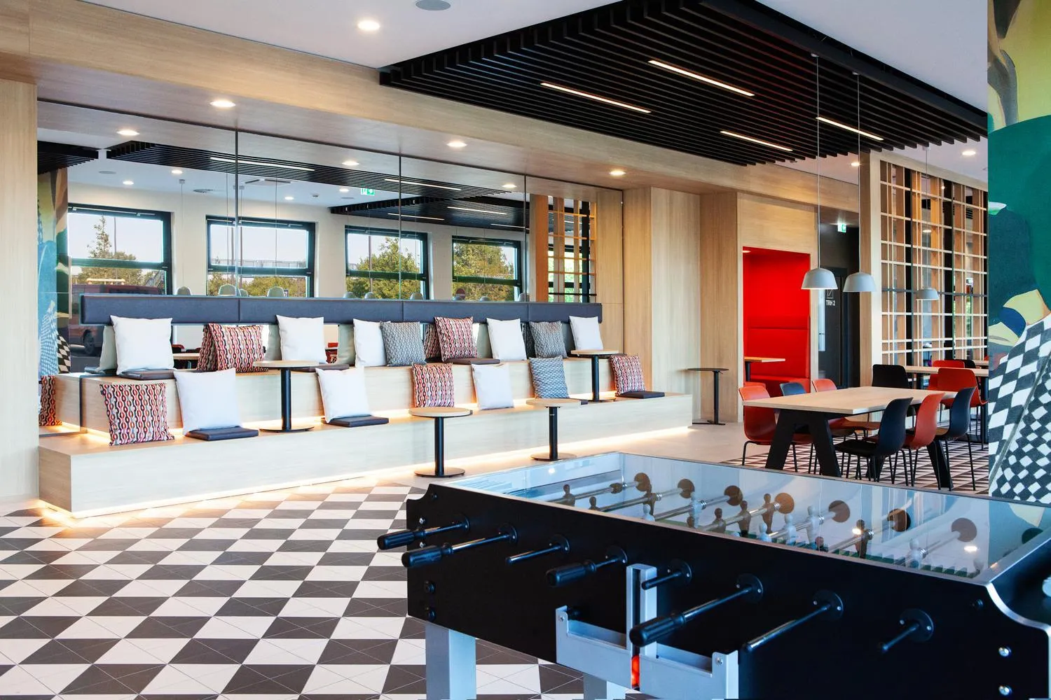 Decorative detail in ibis budget Hotel Berlin Airport