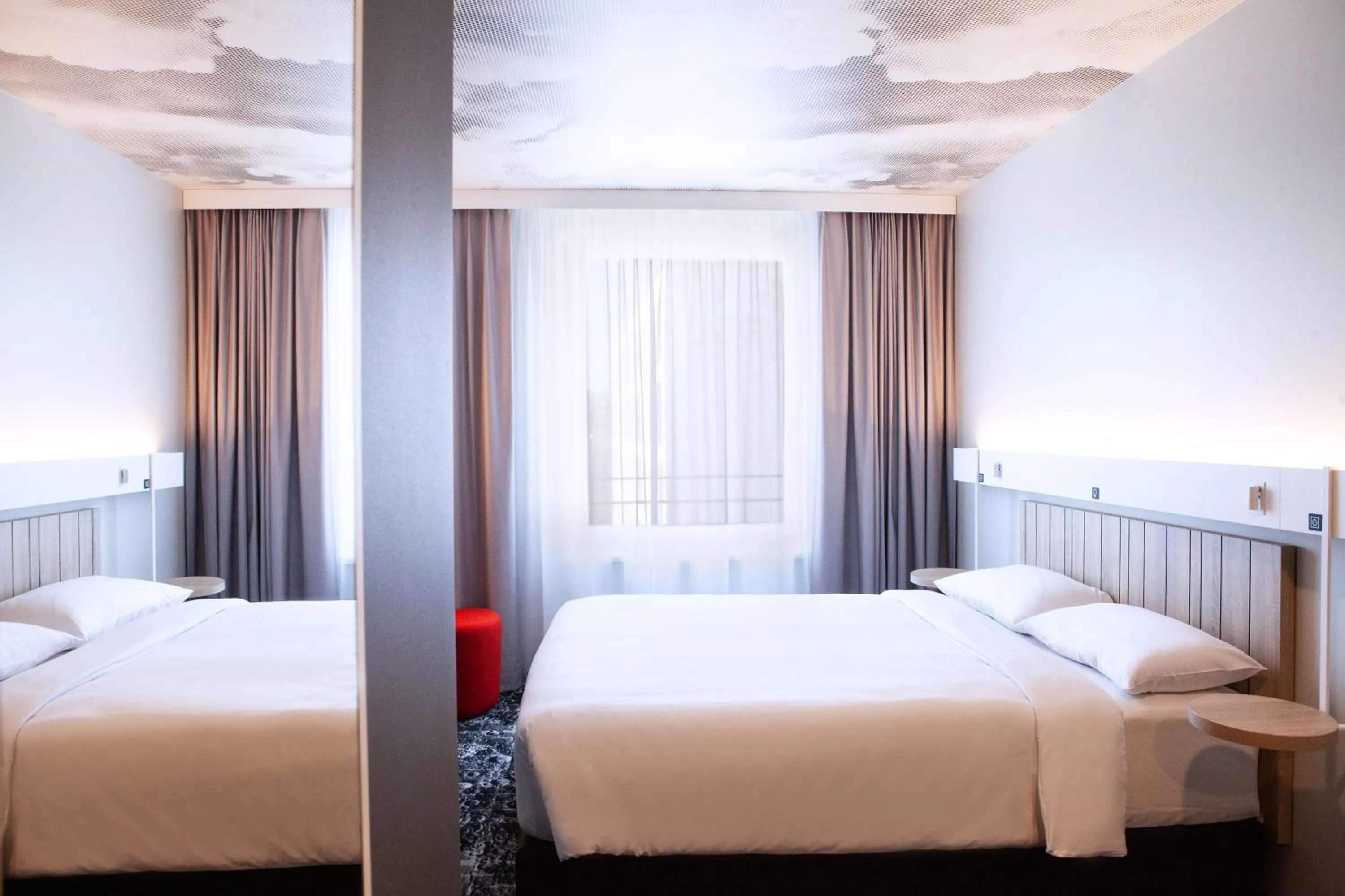 Bed in ibis Hotel Berlin Airport