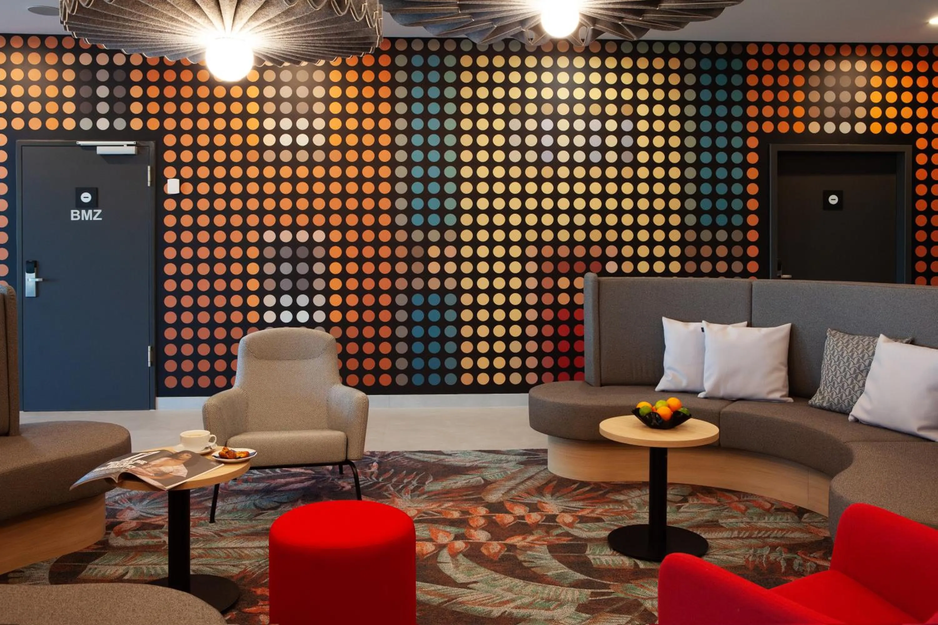Lobby or reception in ibis Hotel Berlin Airport