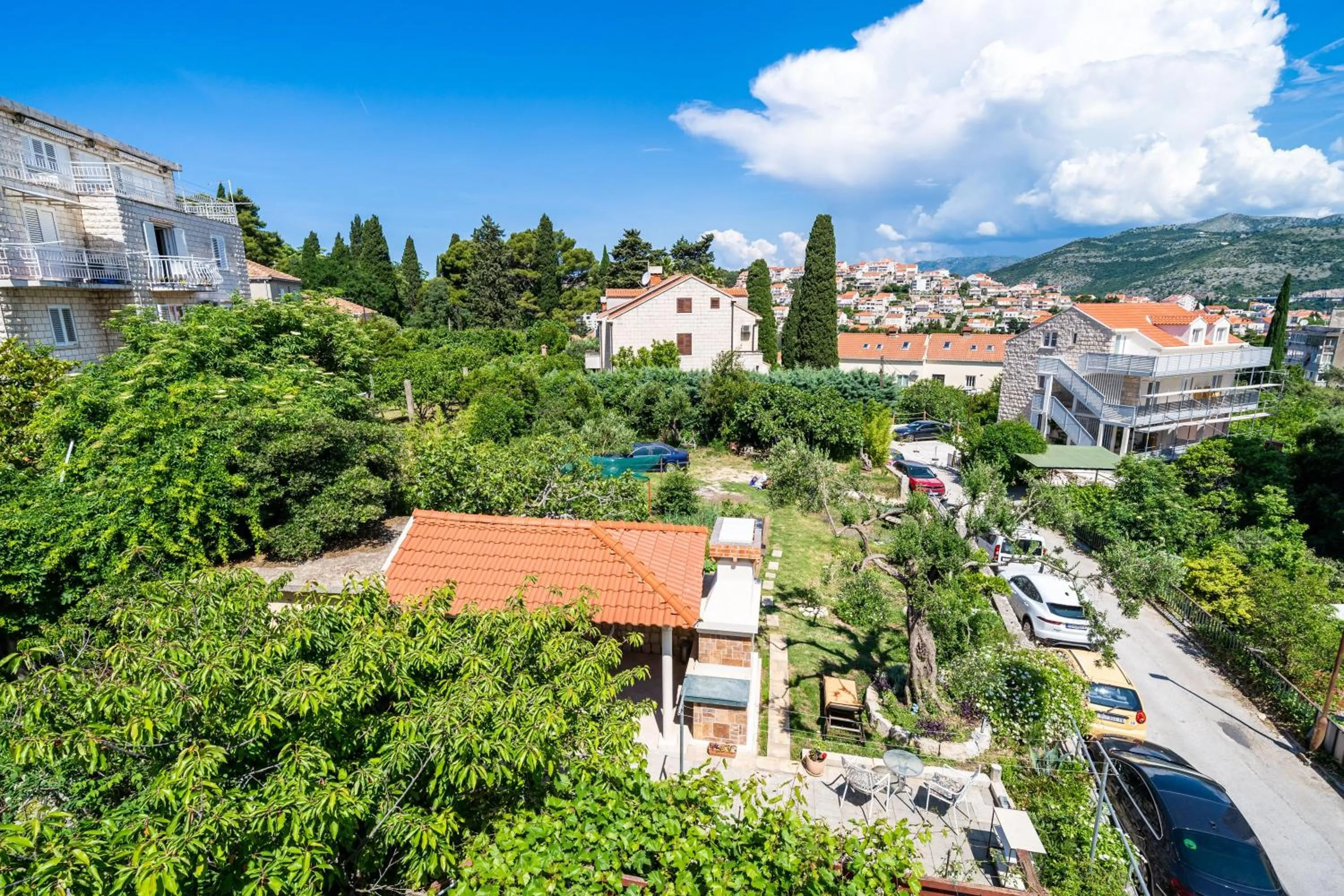 Bird's eye view in Apartments & Rooms V&M