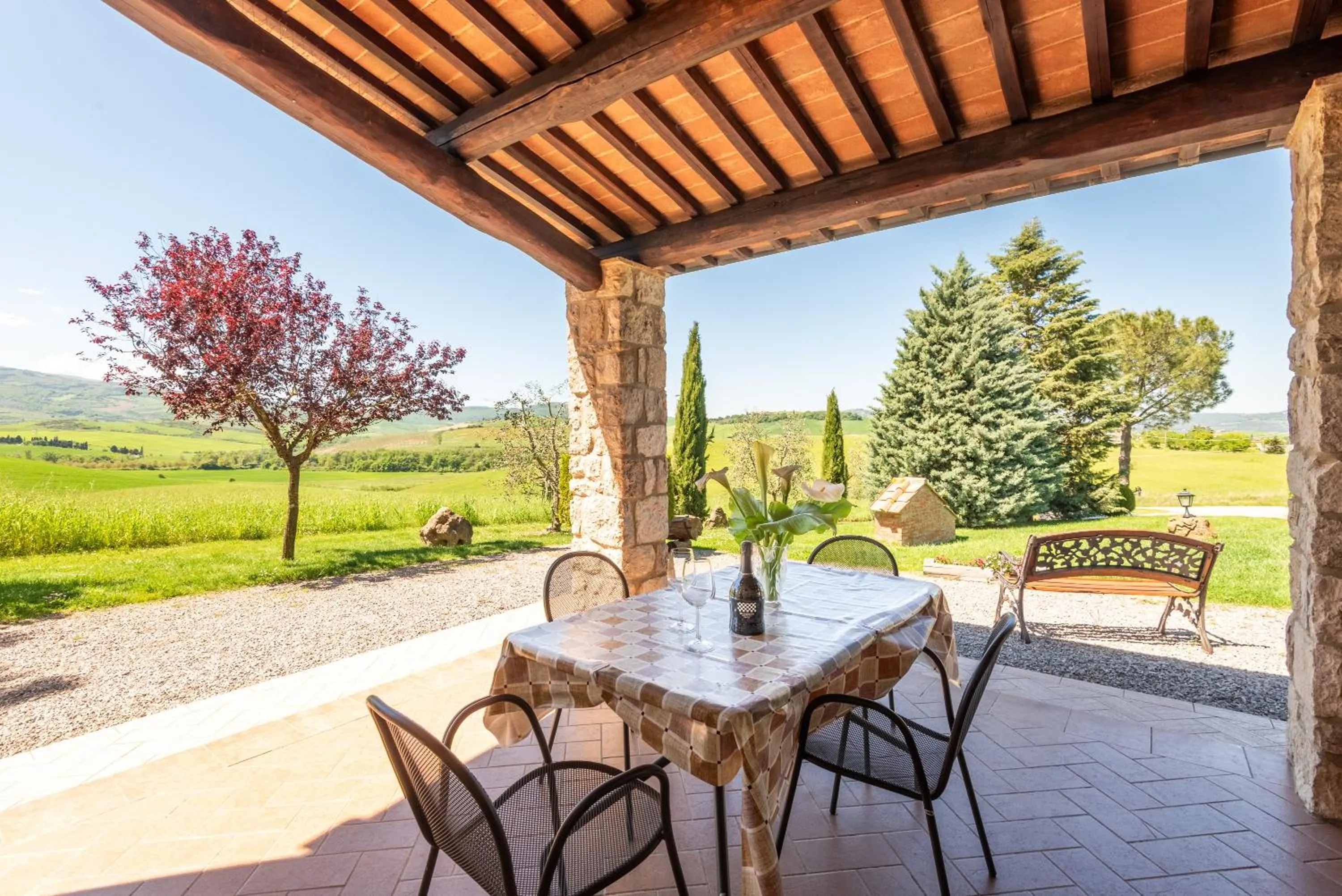 One-Bedroom Apartment with Garden View in Agriturismo Sant'Ansano