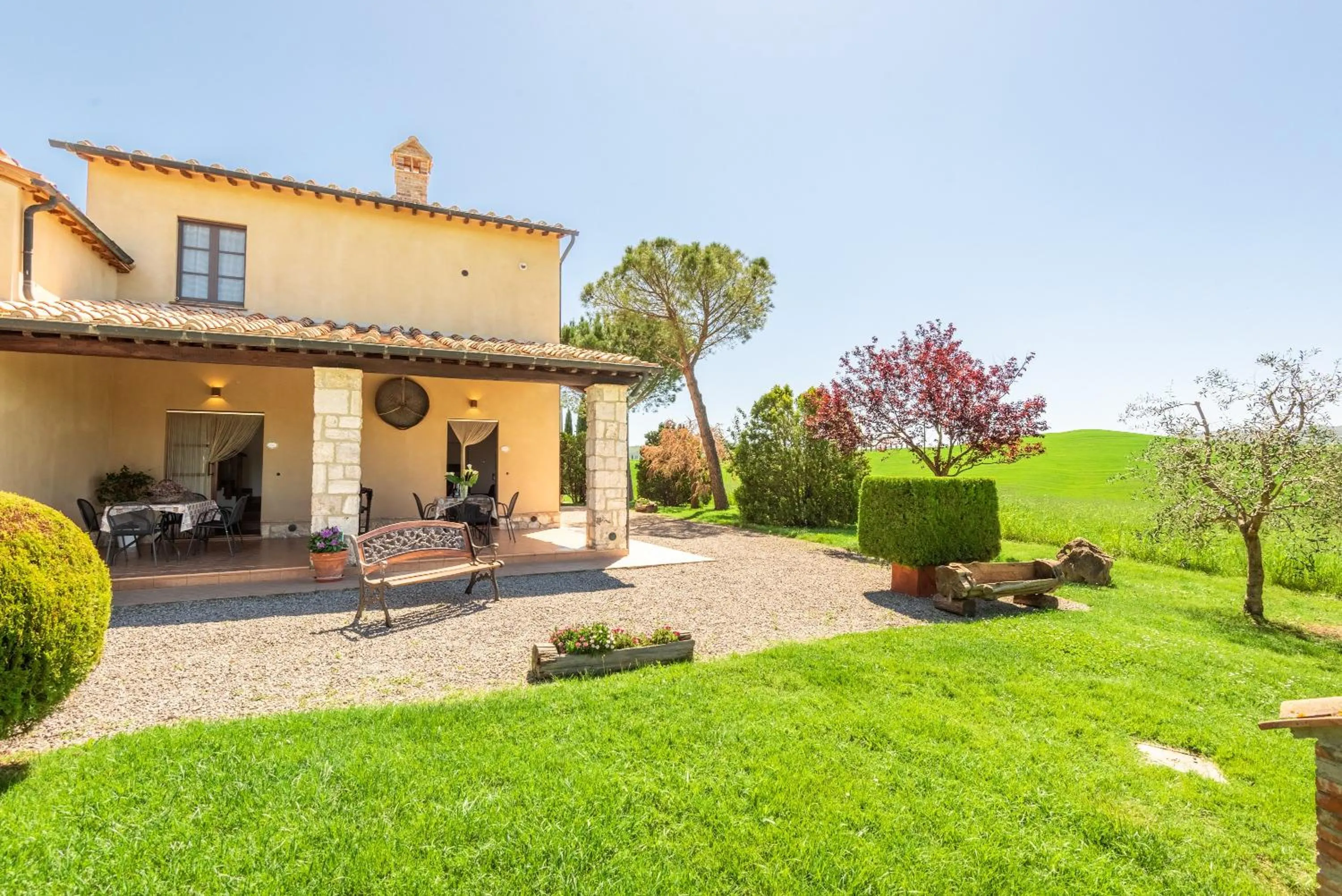 One-Bedroom Apartment with Garden View in Agriturismo Sant'Ansano